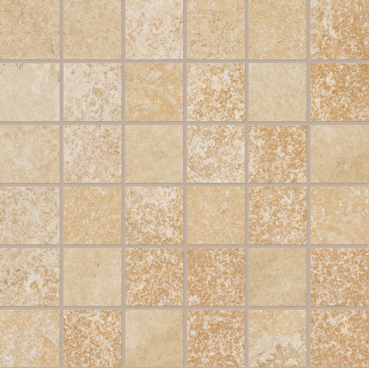 Cornerstone Alpen: Stone Bavaria Stone Straight Stack 2x2 Mosaic (12"x12"x9.5-mm | matte)