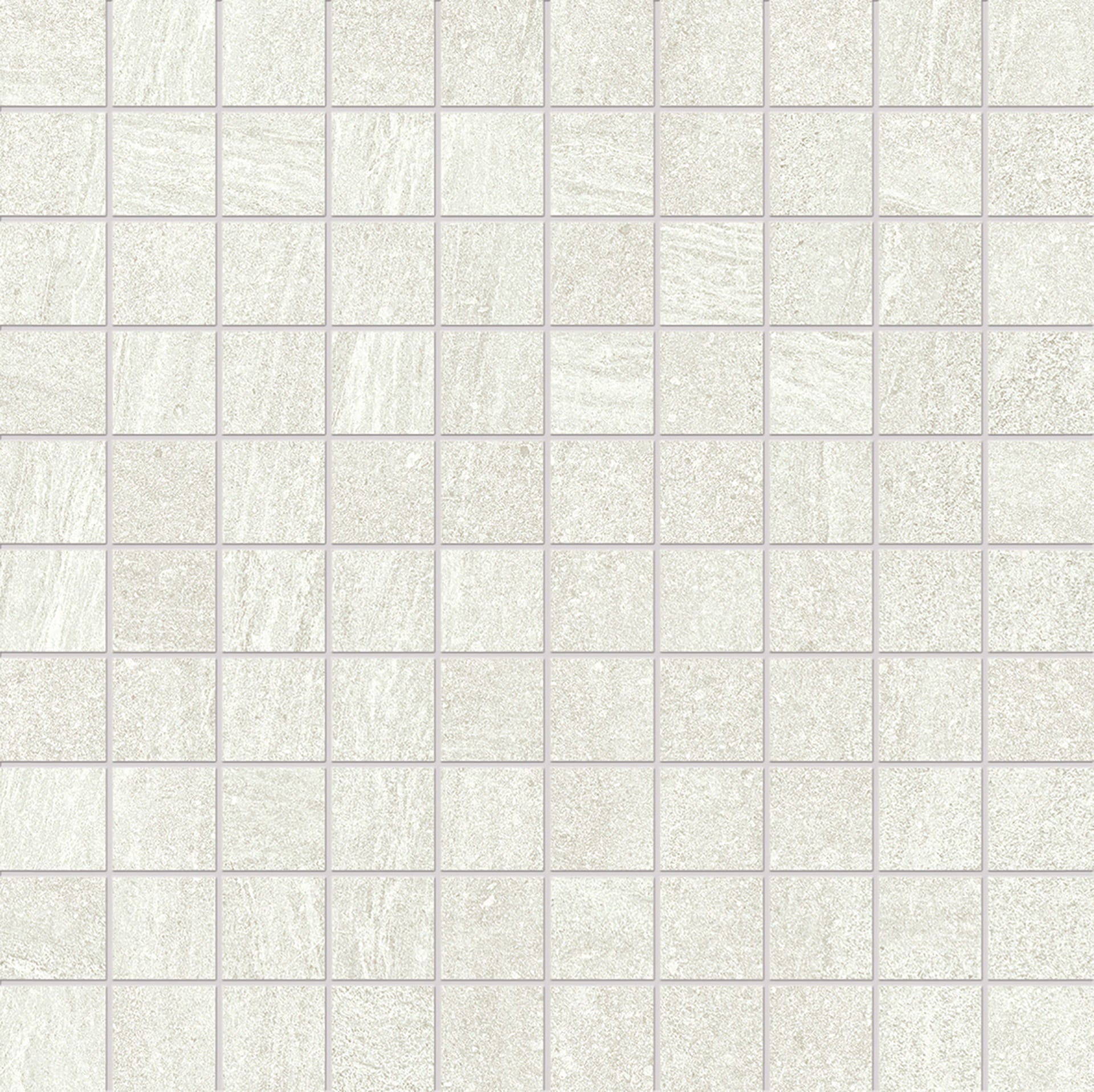 Elegance Pro: Sandstone White Straight Stack 1x1 Mosaic (12"x12"x9.5-mm | matte)