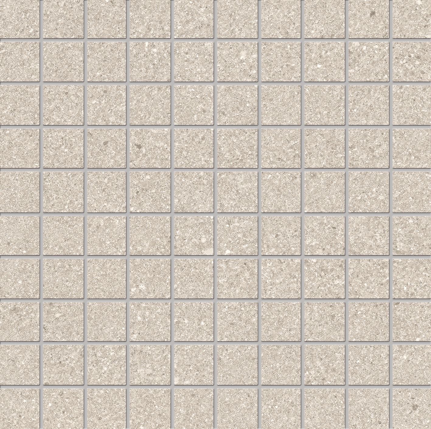 Grain Stone: Fine Grain Sand Straight Stack 1x1 Mosaic (12"x12"x9.5-mm | matte)
