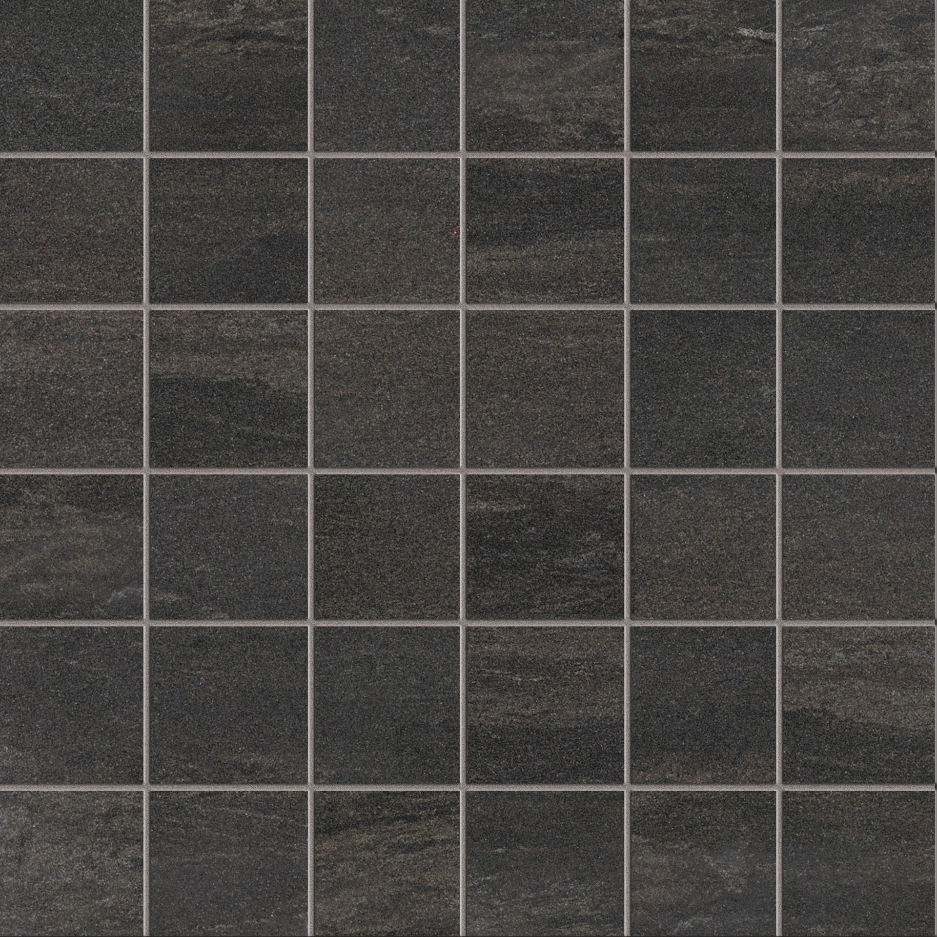 Stone Project: Falda Black Straight Stack 2x2 Mosaic (12"x12"x9.5-mm | matte)