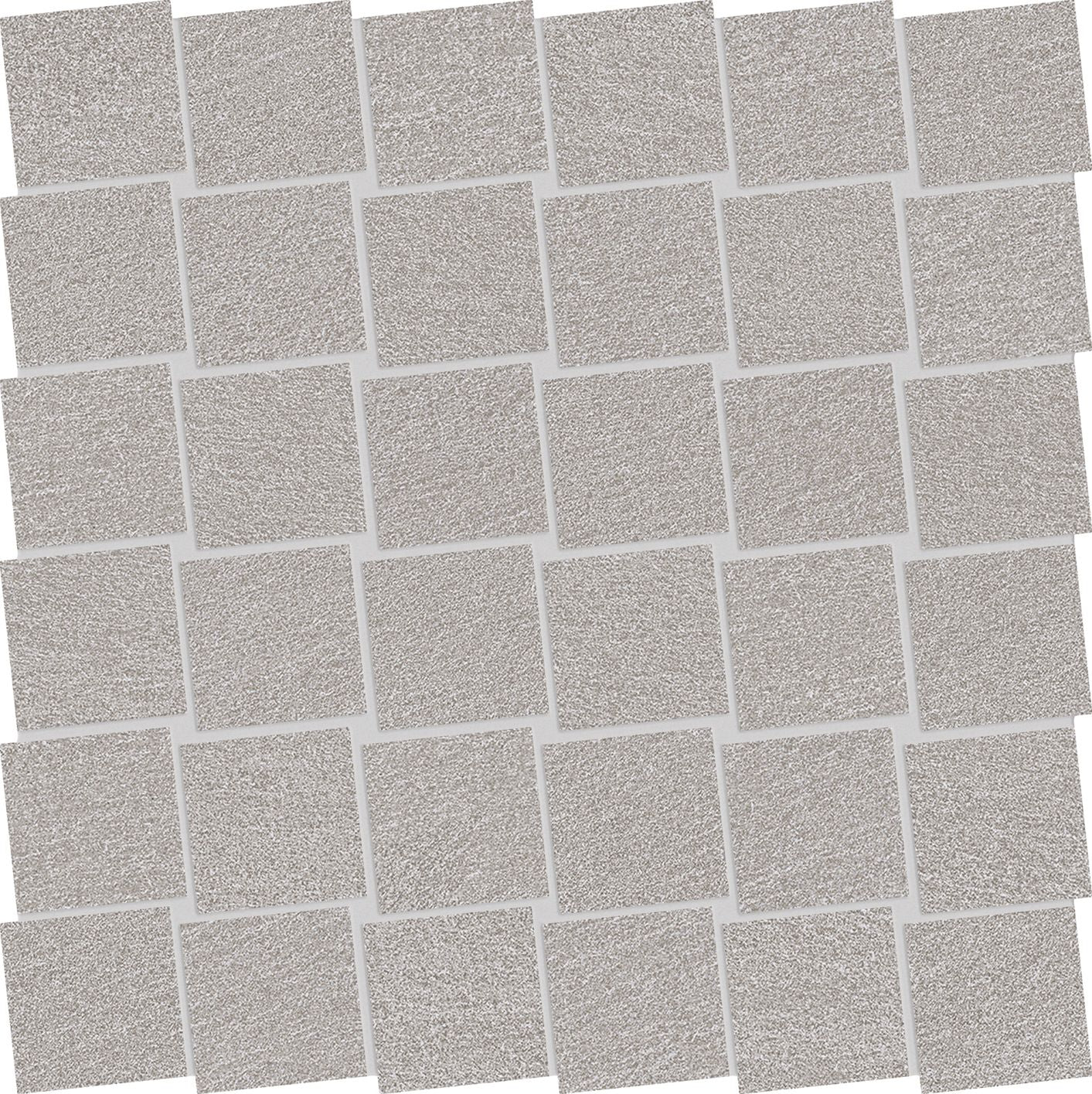 Stone Talk: Minimal Grey Dado Mosaic (12"x12"x9.5-mm | matte)