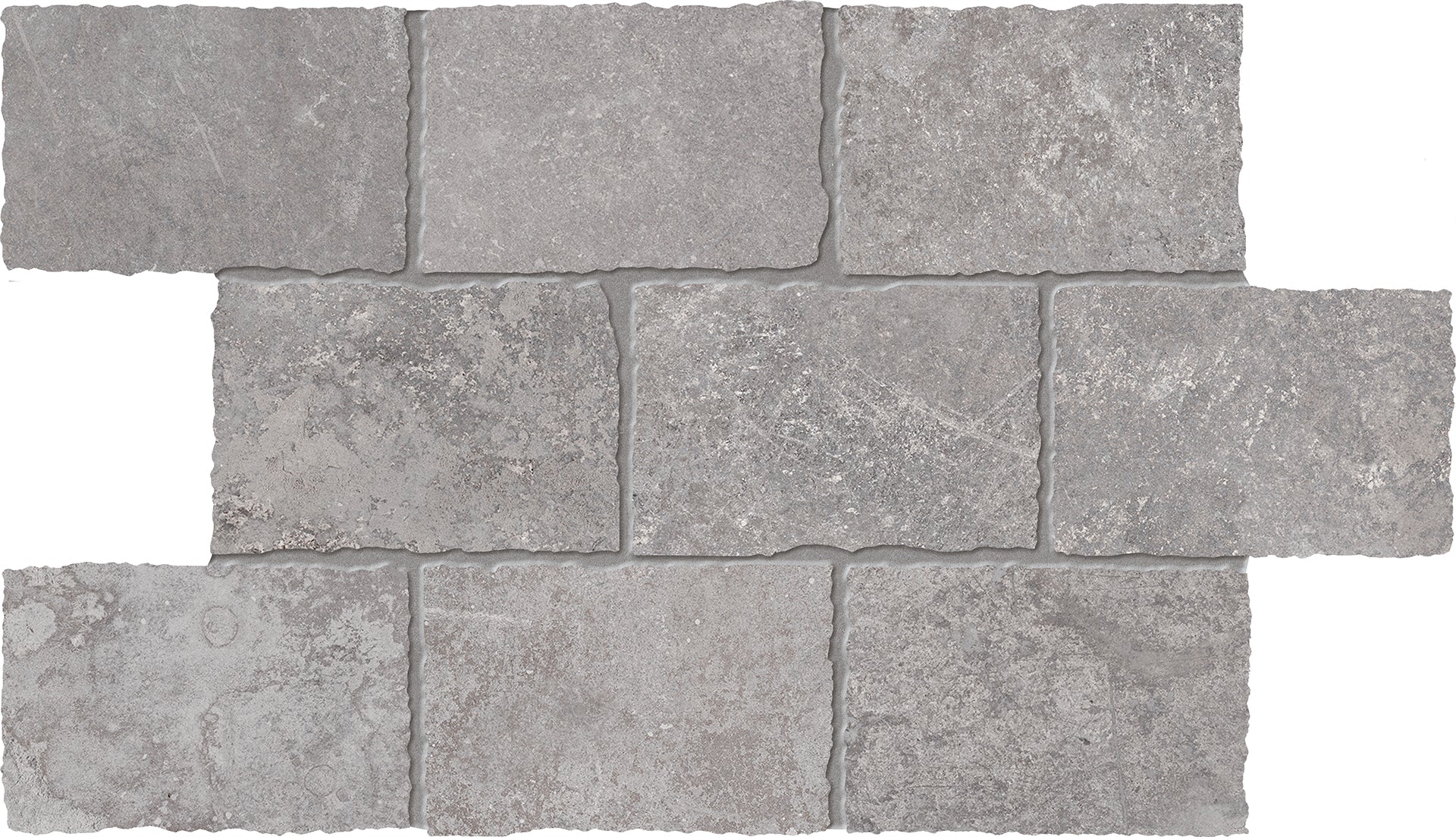 Heritage: Stone Grey Major Mosaic (12"x18"x9.5-mm | matte)