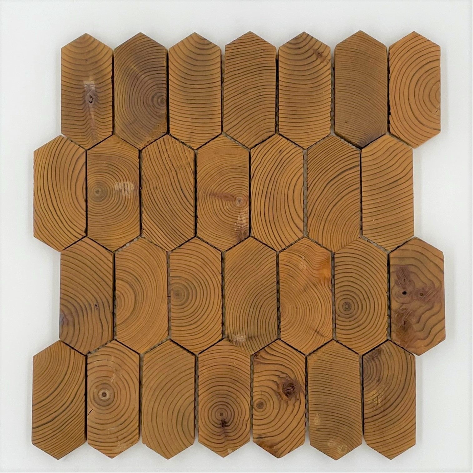 forest elements stereo honeycomb 1 wood wall 3D mosaic natural pine accoustical decorative luxury interior distributed by surface group