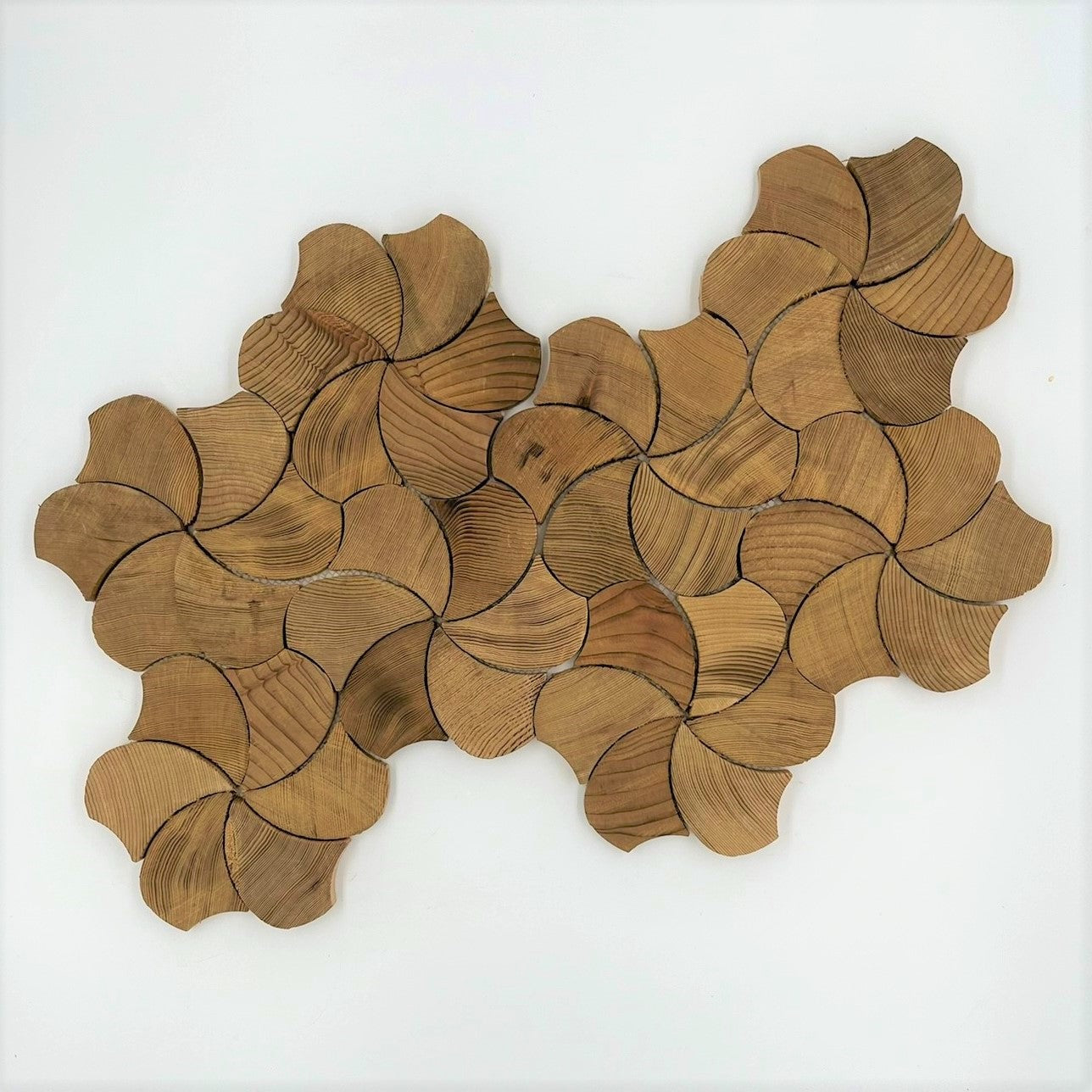 forest elements stereo pinwheel 2 wood wall 3D mosaic natural pine accoustical decorative luxury interior distributed by surface group