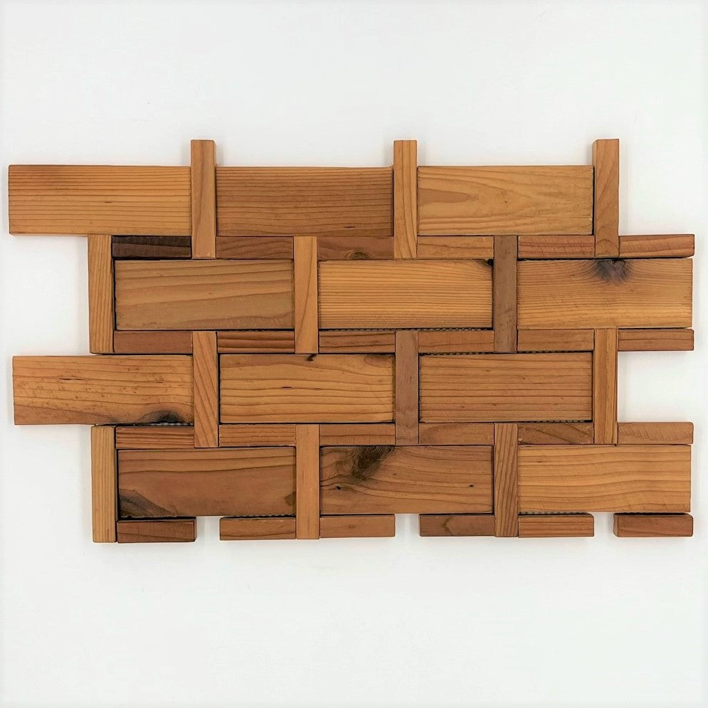 forest elements stereo puzzle 1 wood wall 3D mosaic natural pine accoustical decorative luxury interior distributed by surface group