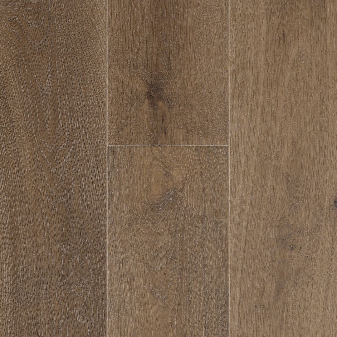 HERMITAGE: Gascony White Oak Engineered Hardwood Plank (7½"X24"-76"X⅝" | Wire Brush)