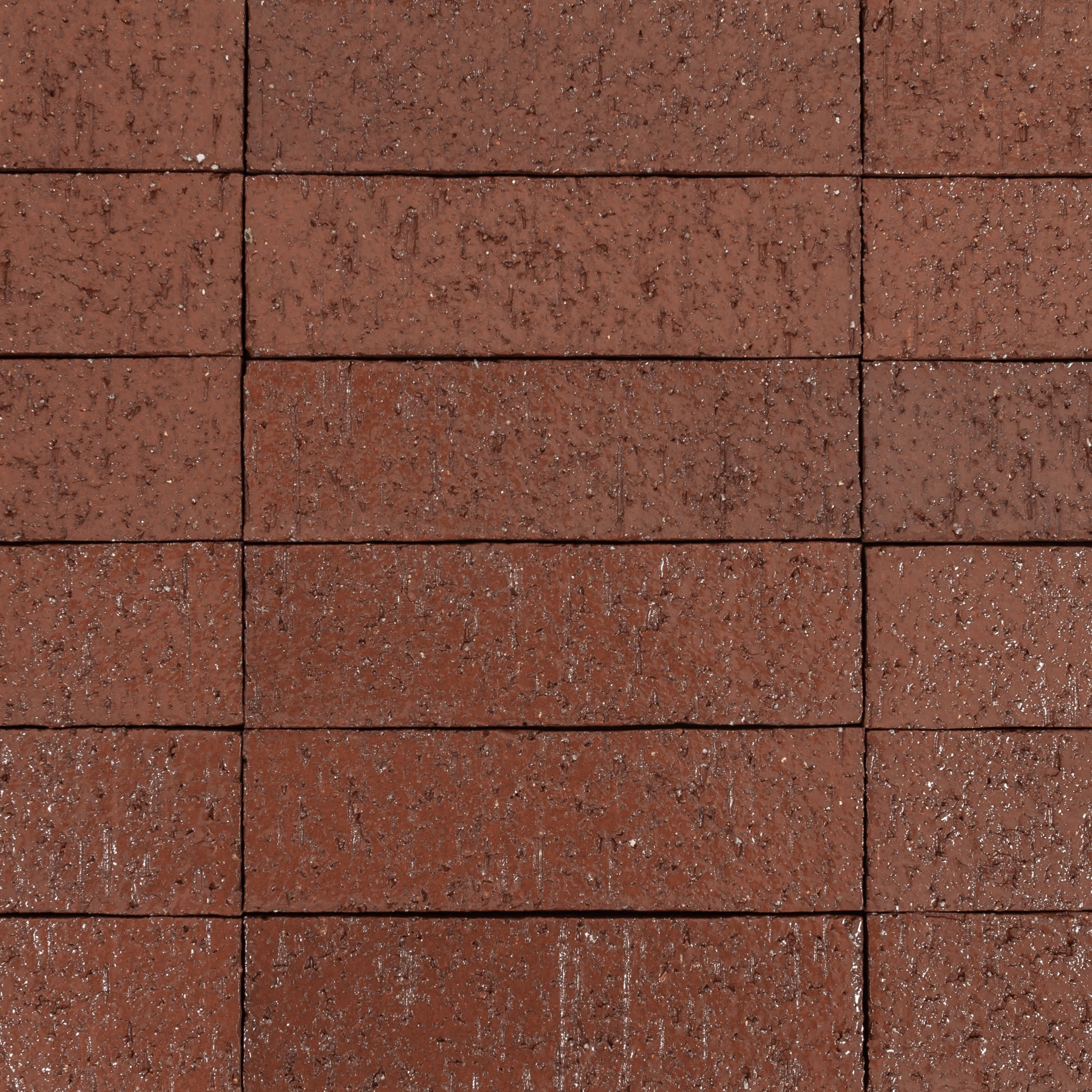 Arto Glazed Brick: Clear Glaze  (Flat 2¼"x7⅝"x⅝")