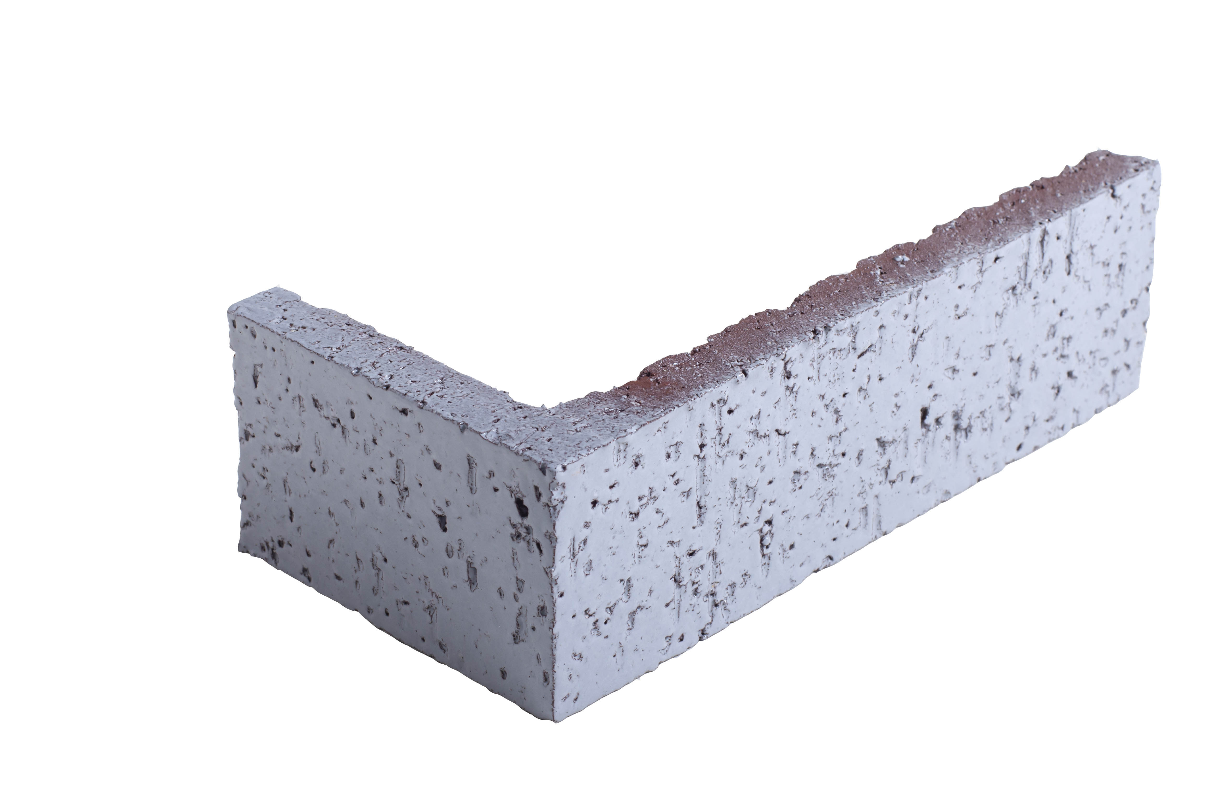 Arto Glazed Brick: Battleship  (Corner 2¼"x7⅝"x⅝")