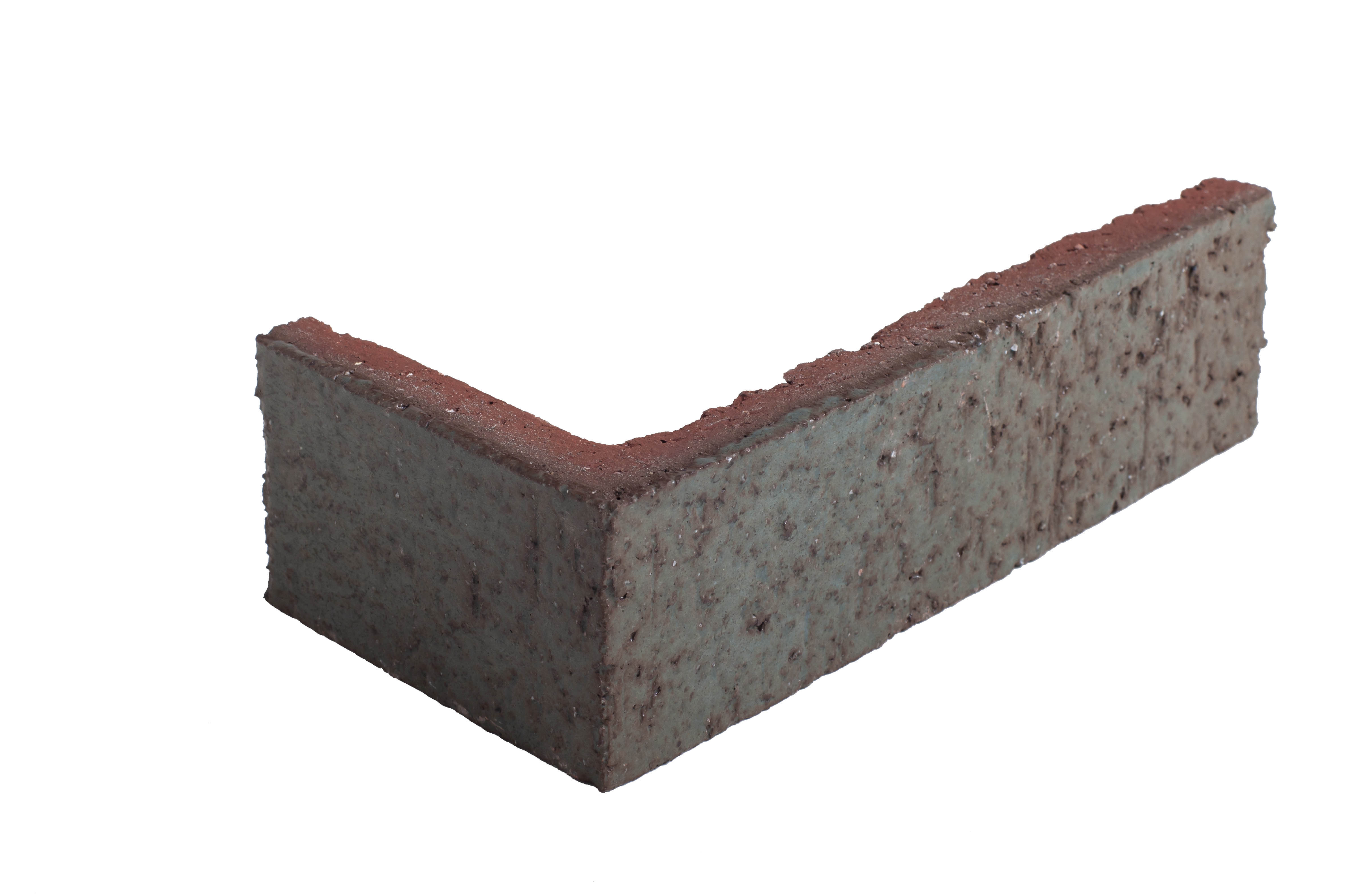 Arto Glazed Brick: Elder Green  (Corner 2¼"x7⅝"x⅝")