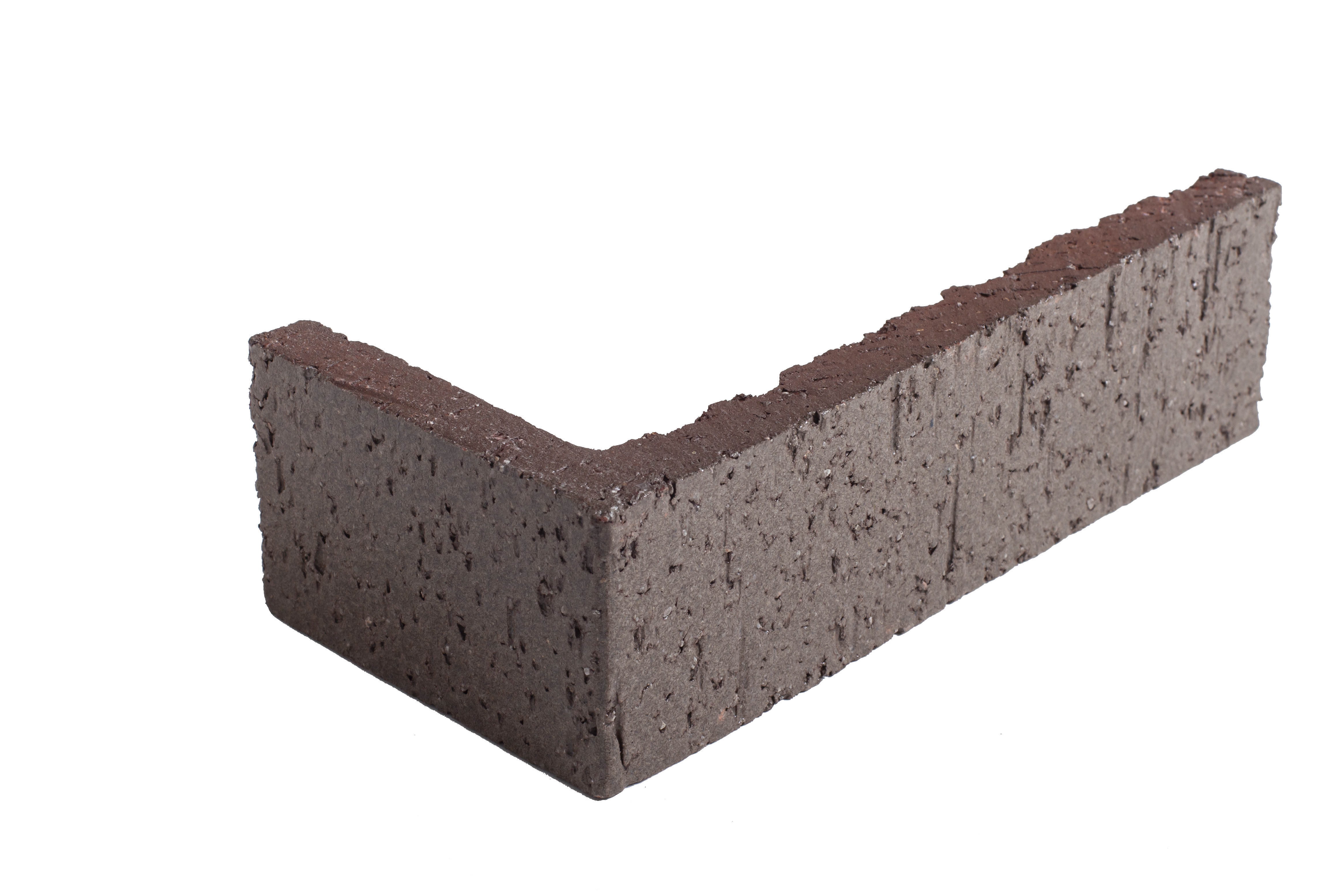 Arto Glazed Brick: Suede  (Corner 2¼"x7⅝"x⅝")