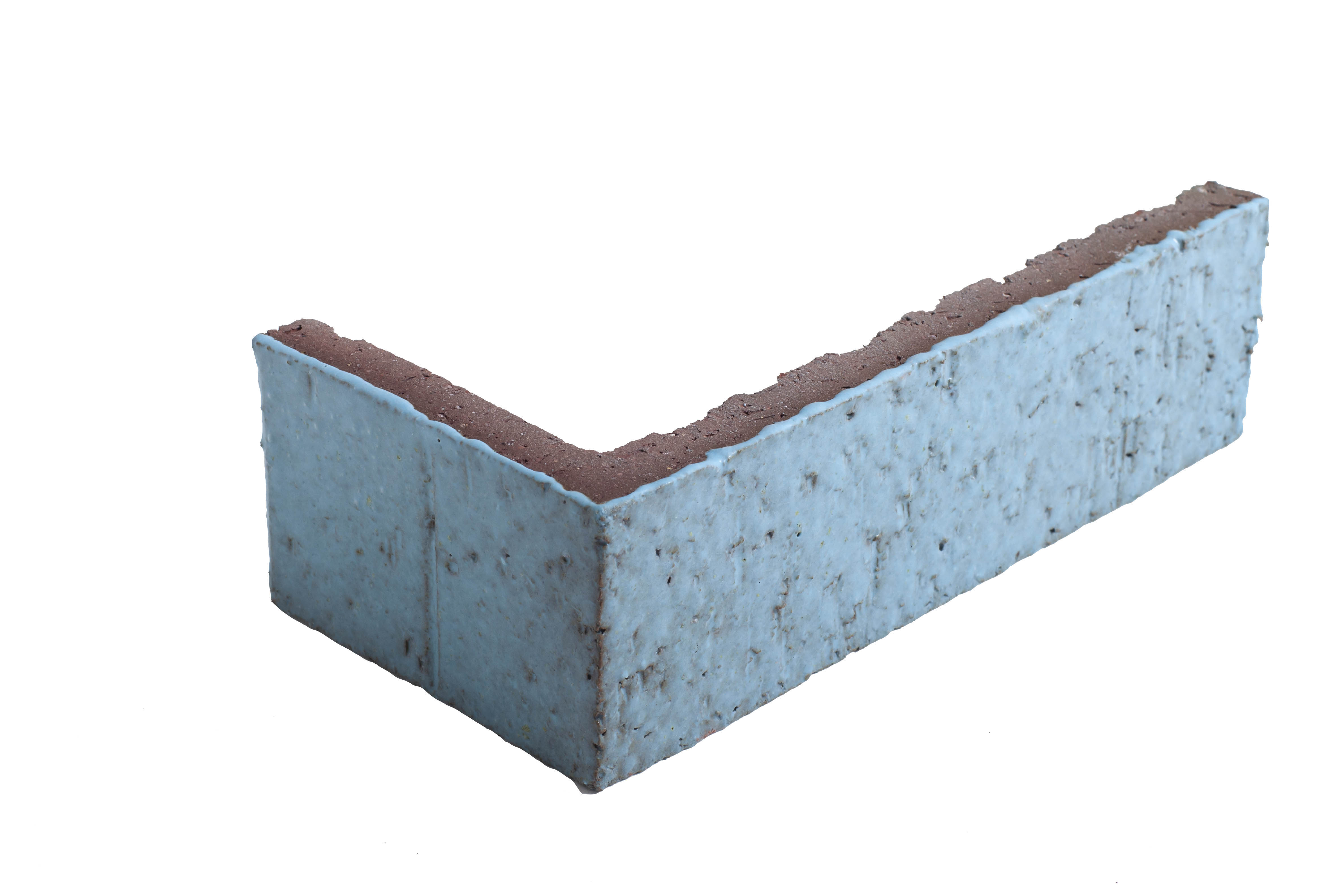Arto Glazed Brick: Turquoise  (Corner 2¼"x7⅝"x⅝")