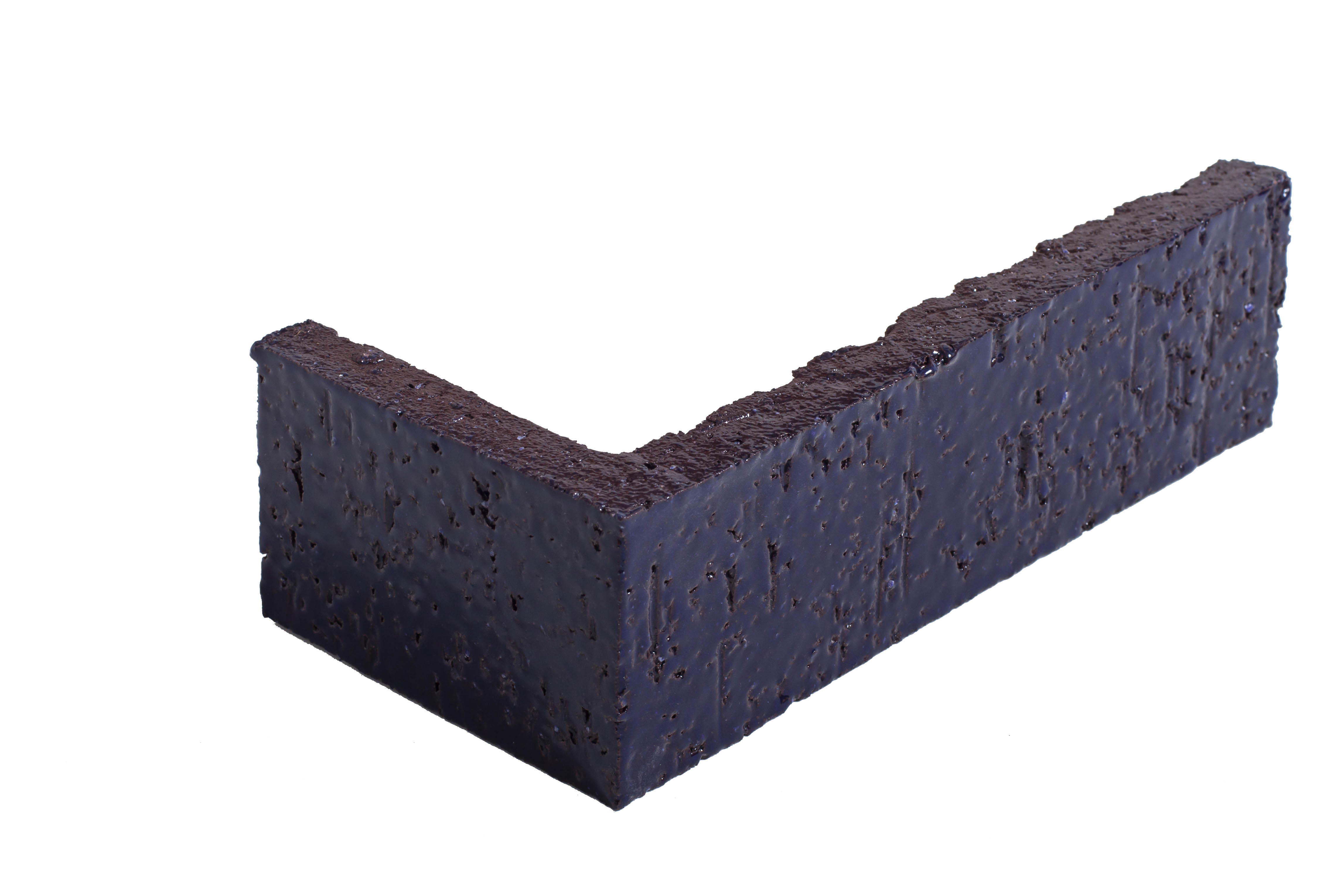 Arto Glazed Brick: Ultra Marine  (Corner 2¼"x7⅝"x⅝")