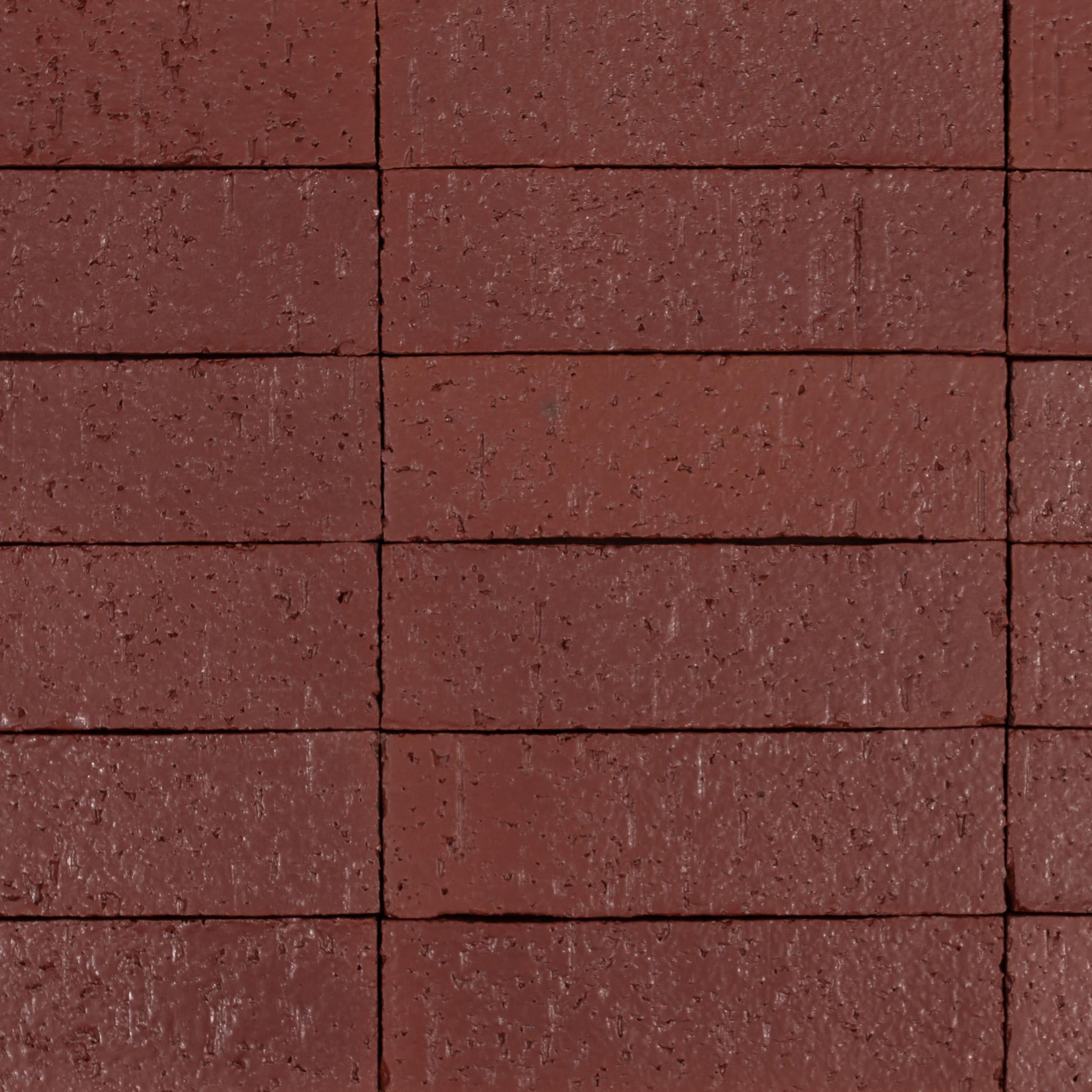 Arto Glazed Brick: Pueblo Red  (Flat 2¼"x7⅝"x⅝")