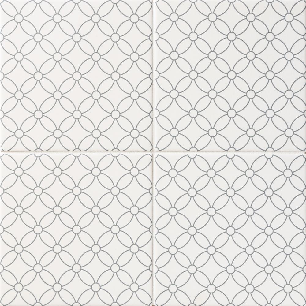 wagara ceramic tile gure shippo pattern size 6 inch by 6 inch matte finish for luxury interrior wall applications in kitchen bathroom backsplash or livingroom and office accent walls distributed by surface group international and produced by marble systems