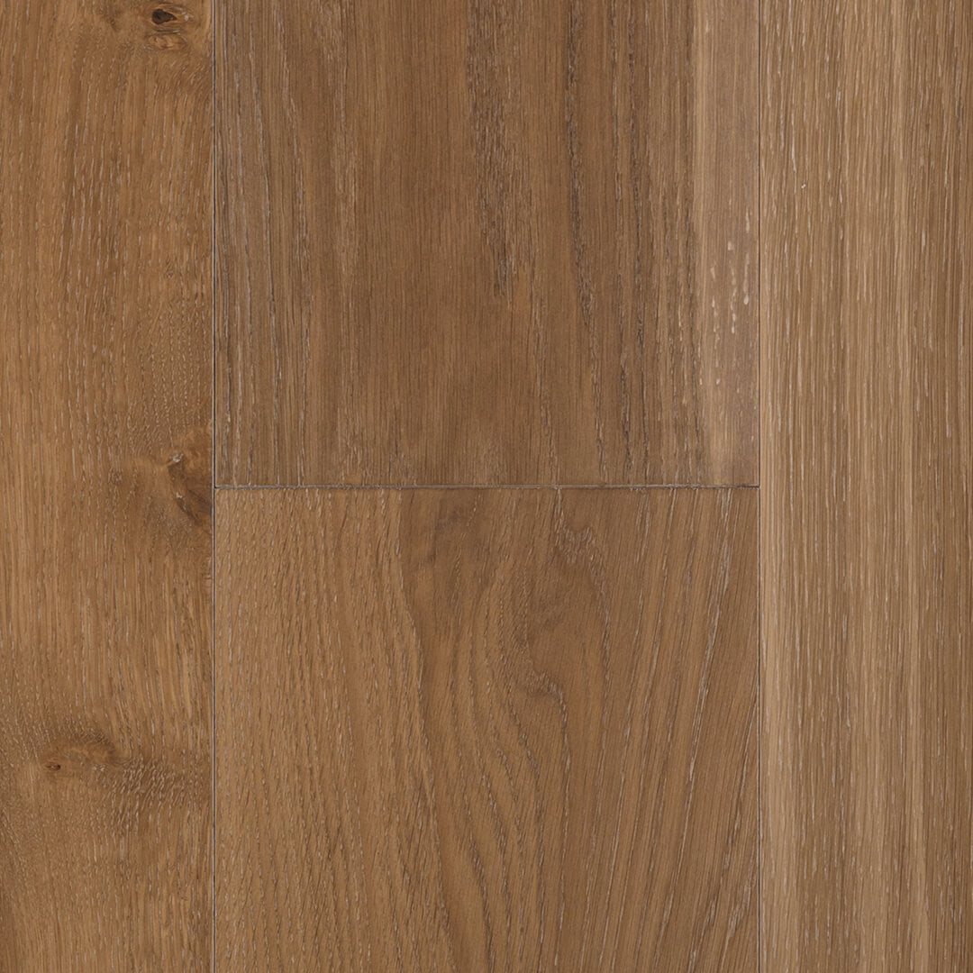 HERMITAGE: Merlot White Oak Engineered Hardwood Plank (9"X24"-84"X⅝" | Wire Brush)