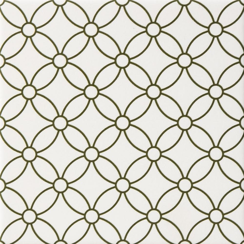 wagara ceramic tile midori shippo pattern size 6 inch by 6 inch matte finish for luxury interrior wall applications in kitchen bathroom backsplash or livingroom and office accent walls distributed by surface group international and produced by marble systems