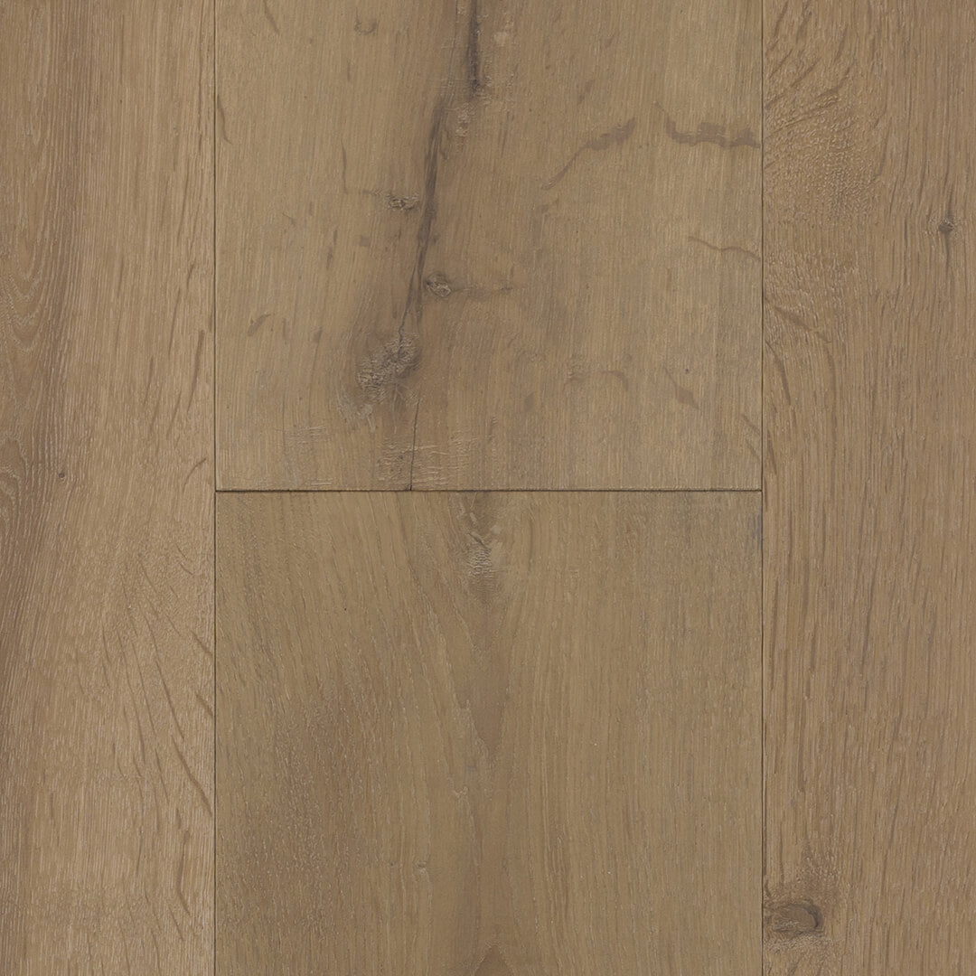 HERMITAGE: Nice White Oak Engineered Hardwood Plank (9"X24"-84"X⅝" | Wire Brush)