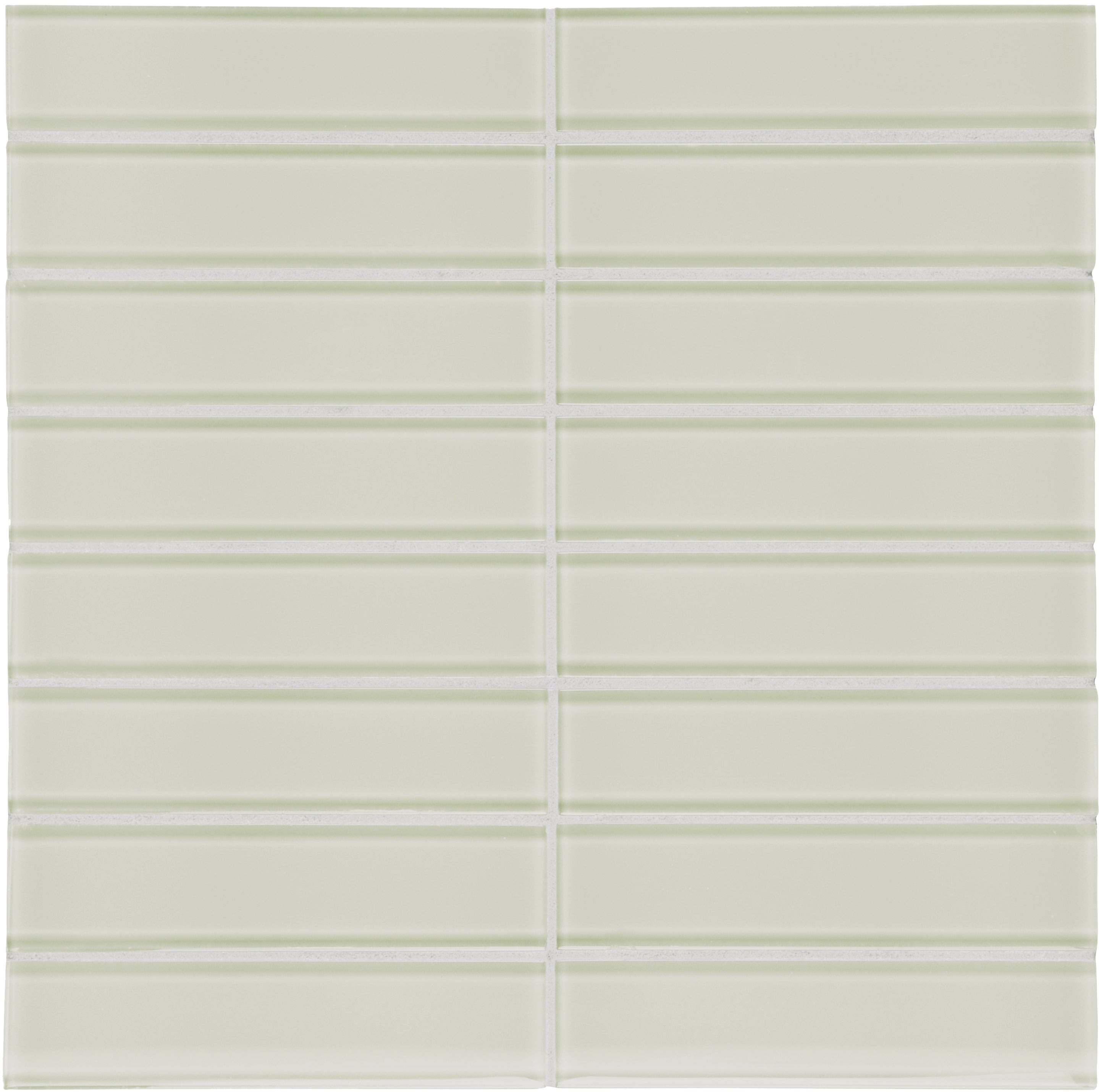 sand straight stack 1&5x6-inch pattern fused glass mosaic from element anatolia collection distributed by surface group international glossy finish rounded edge mesh shape