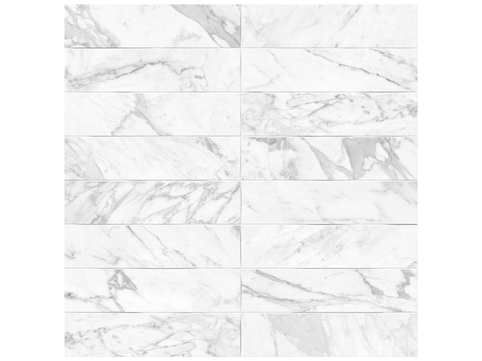 bianco vita embossed pattern glazed ceramic wall tile from raffino anatolia collection distributed by surface group international matte finish pressed edge 3x12 rectangle shape