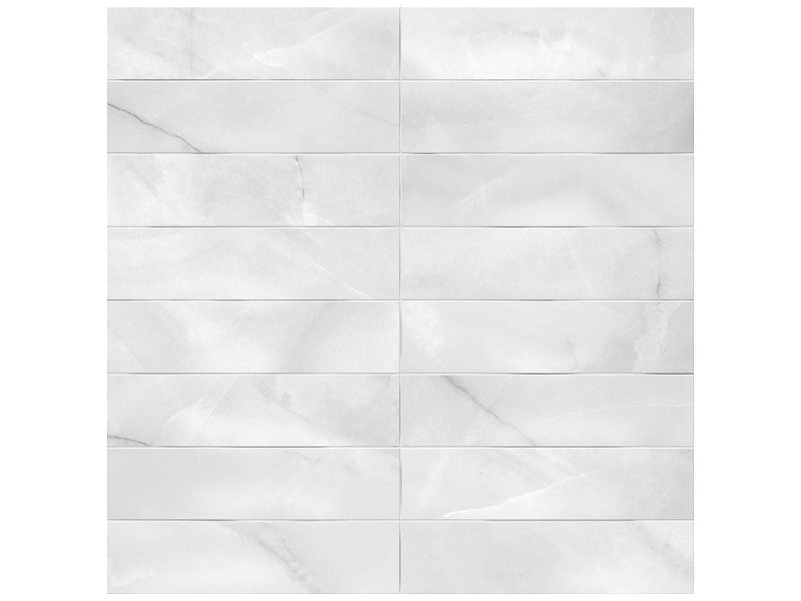 onyx suave embossed pattern glazed ceramic wall tile from raffino anatolia collection distributed by surface group international matte finish pressed edge 3x12 rectangle shape