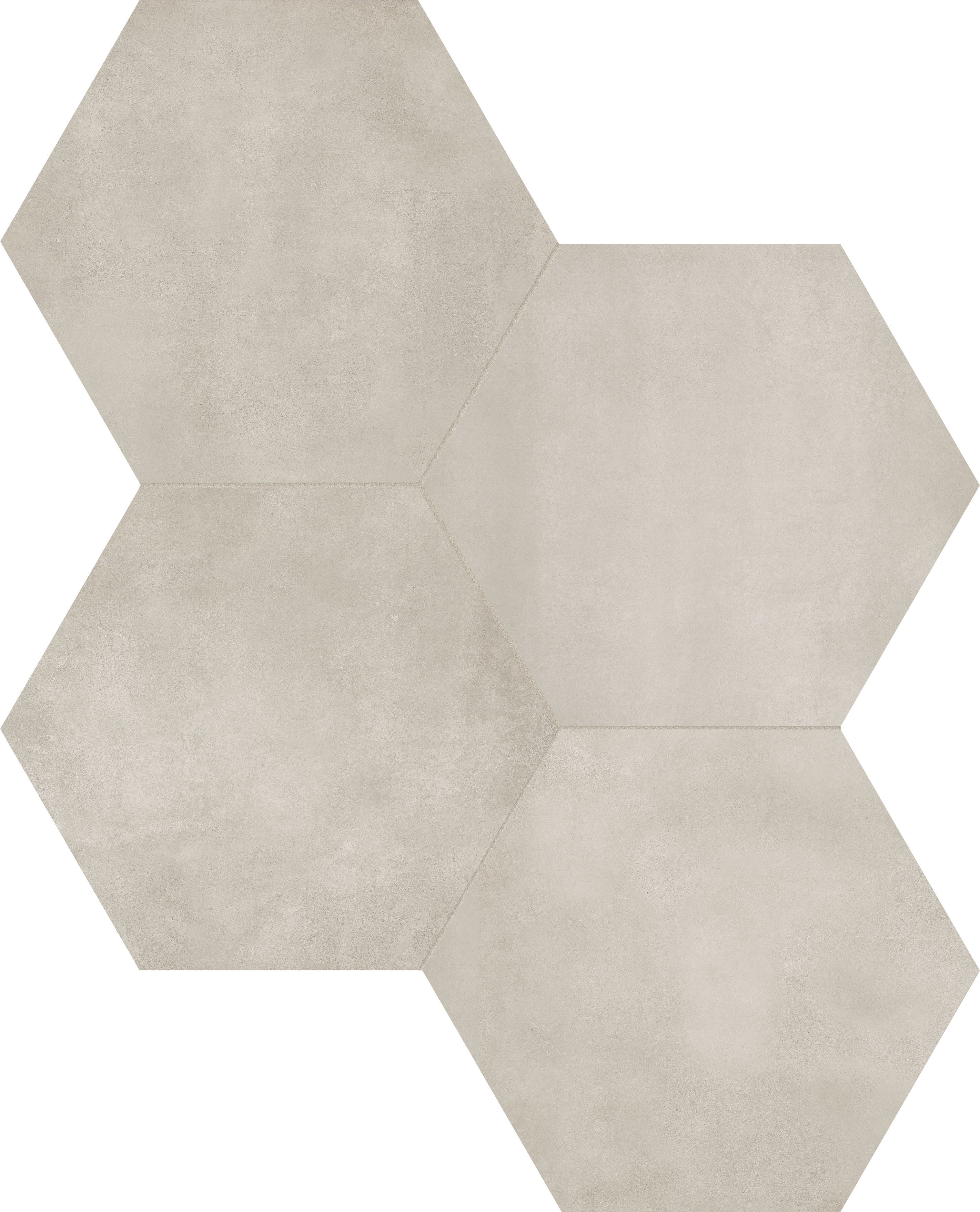 sand pattern glazed porcelain field tile from form anatolia collection distributed by surface group international matte finish pressed edge 7-inch hexagon shape