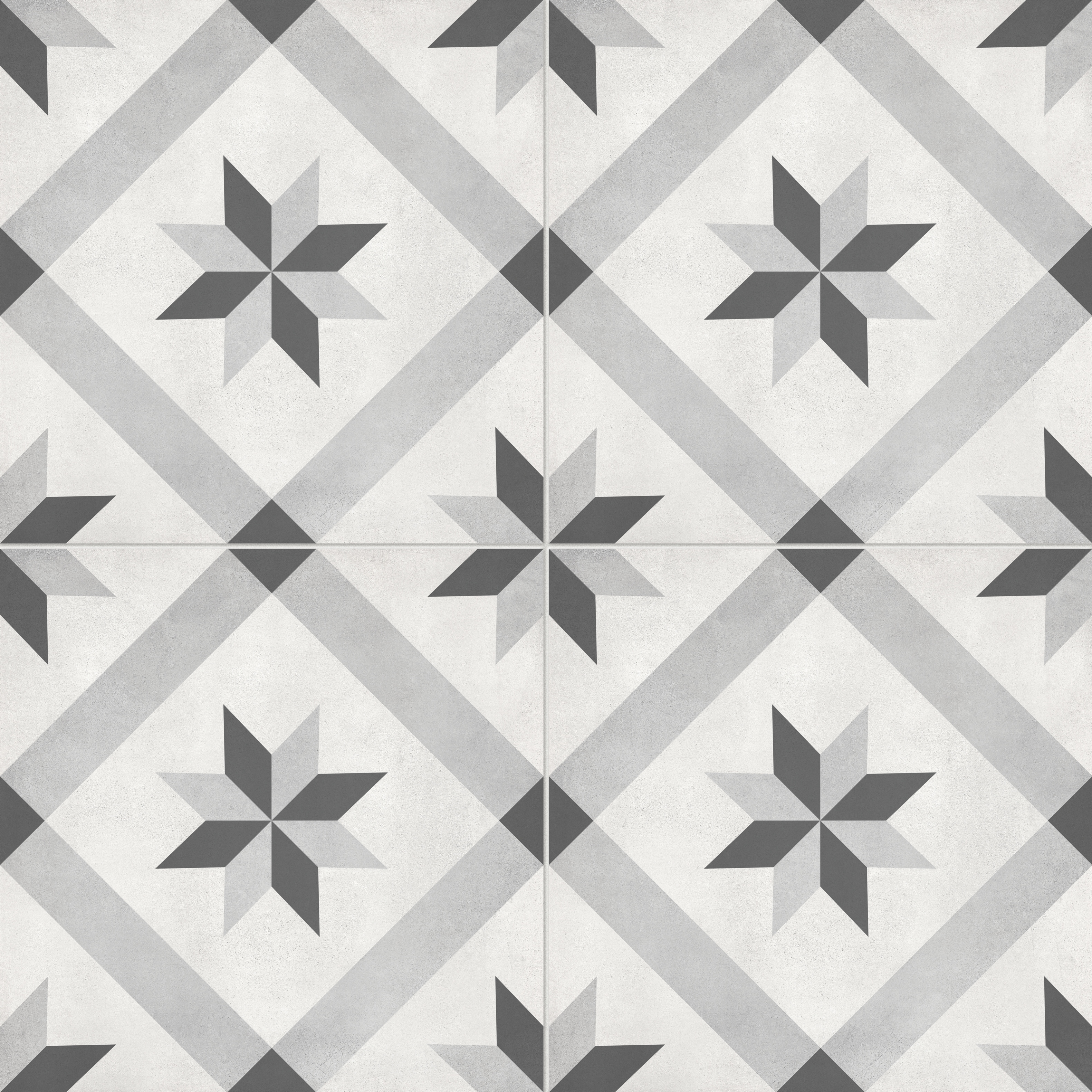 ice print pattern glazed porcelain deco tile print blend from form anatolia collection distributed by surface group international matte finish pressed edge 8x8 square shape
