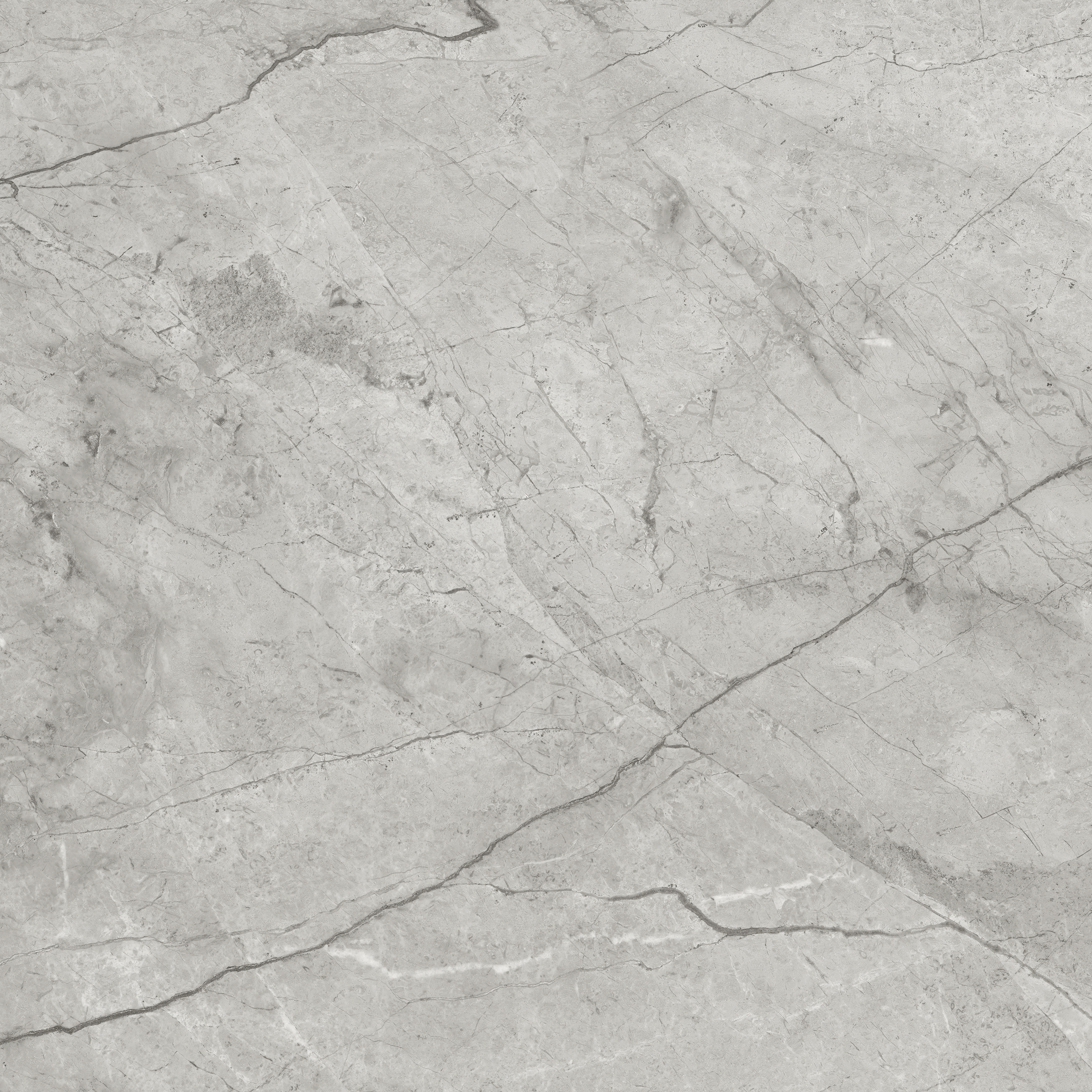 paradiso argento pattern glazed porcelain field tile from la marca anatolia collection distributed by surface group international polished finish rectified edge 24x24 square shape
