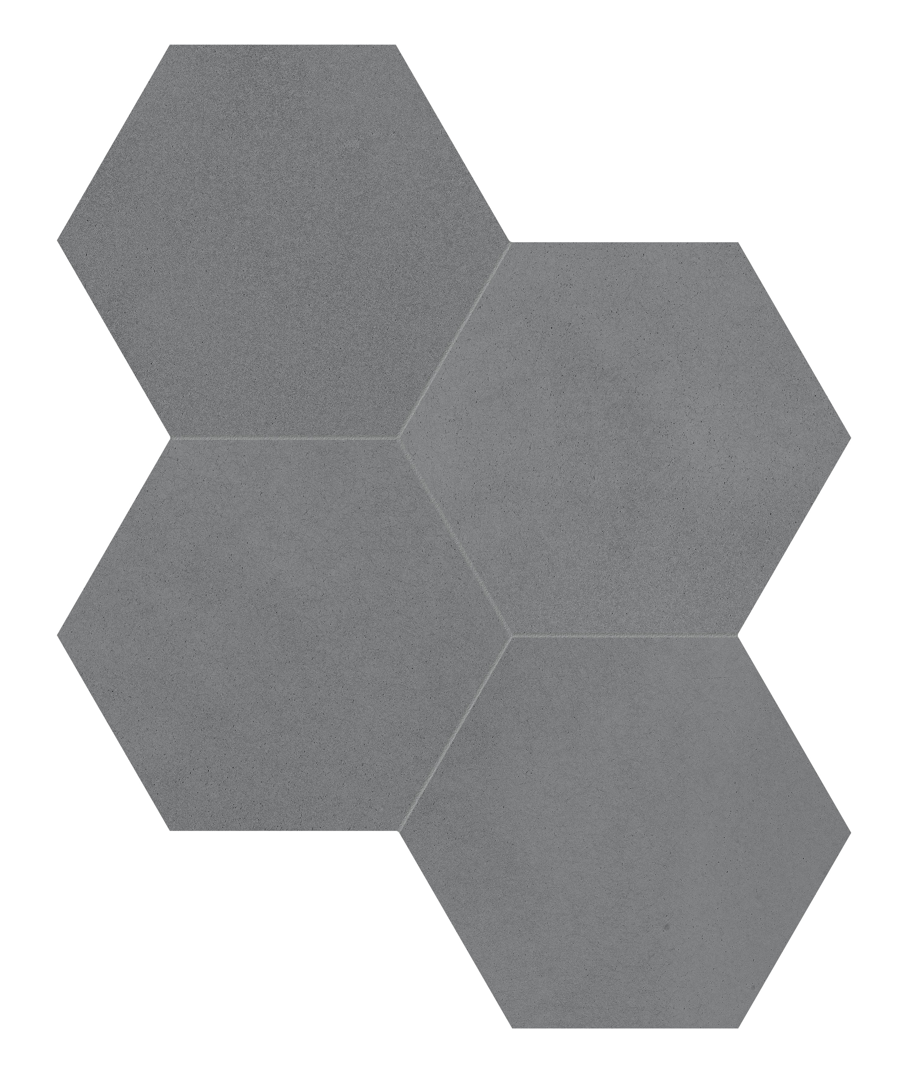 silk pattern glazed porcelain field tile from tapestri anatolia collection distributed by surface group international matte finish pressed edge 8&5 hexagon shape