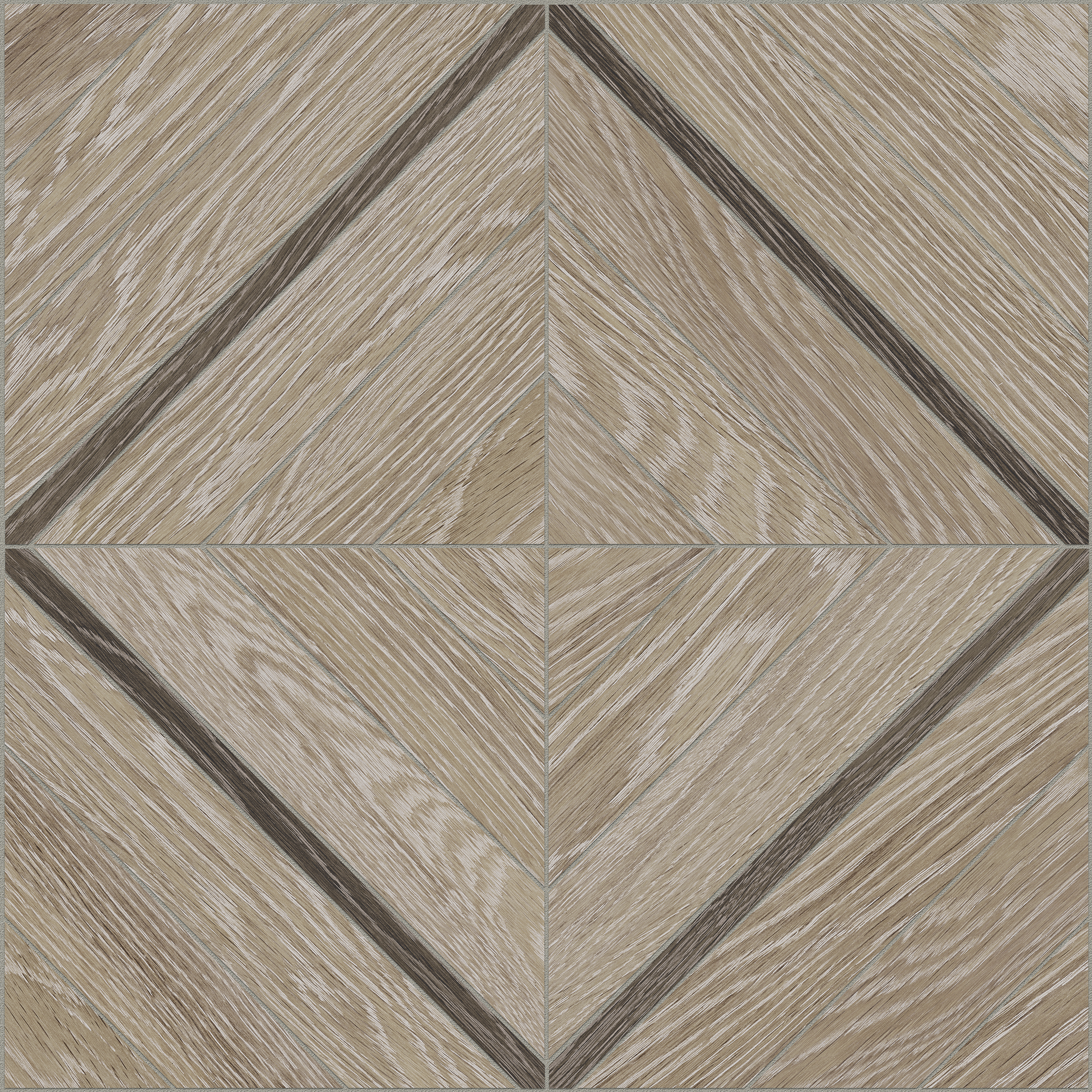 french oak marquetry pattern glazed porcelain mosaic from aspen anatolia collection distributed by surface group international matte finish straight edge edge mesh shape