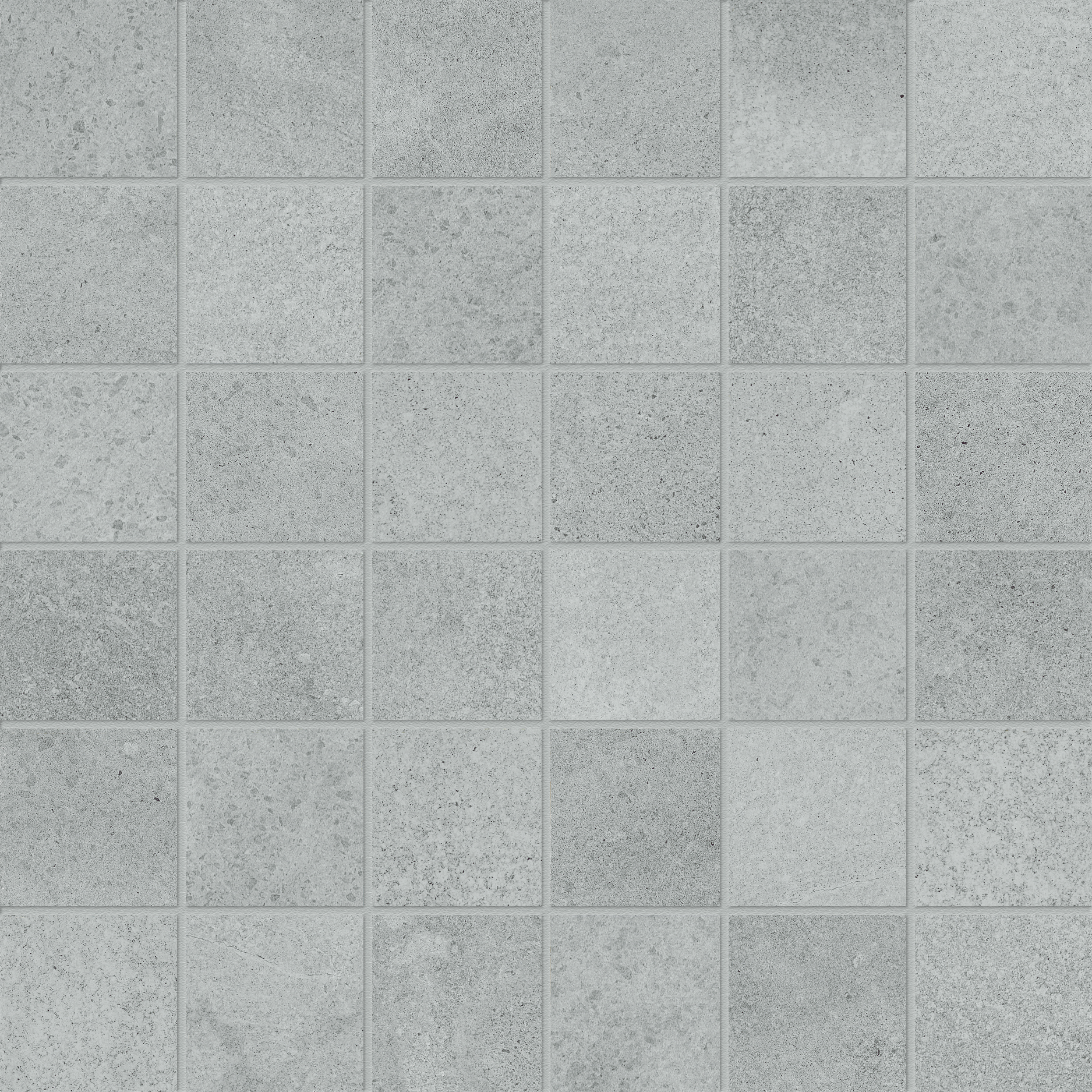 lithium straight stack 2x2-inch pattern color body porcelain mosaic from industria anatolia collection distributed by surface group international matte finish straight edge edge mesh shape