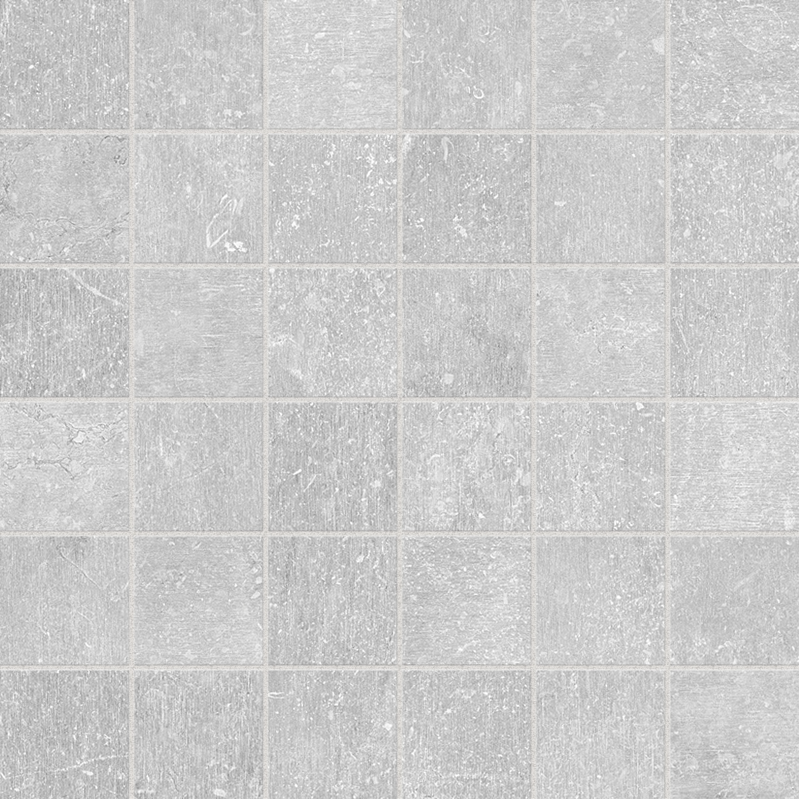 ice straight stack 2x2-inch pattern glazed porcelain mosaic from nexus anatolia collection distributed by surface group international matte finish straight edge edge mesh shape