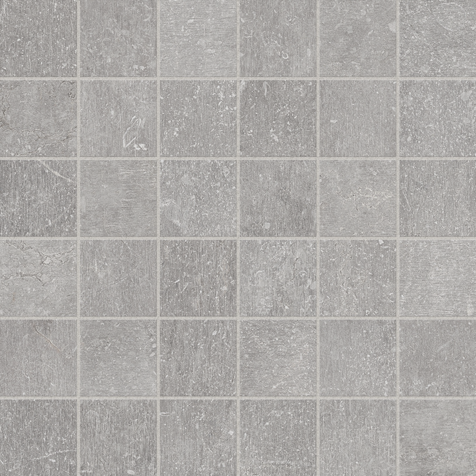 mica straight stack 2x2-inch pattern glazed porcelain mosaic from nexus anatolia collection distributed by surface group international matte finish straight edge edge mesh shape