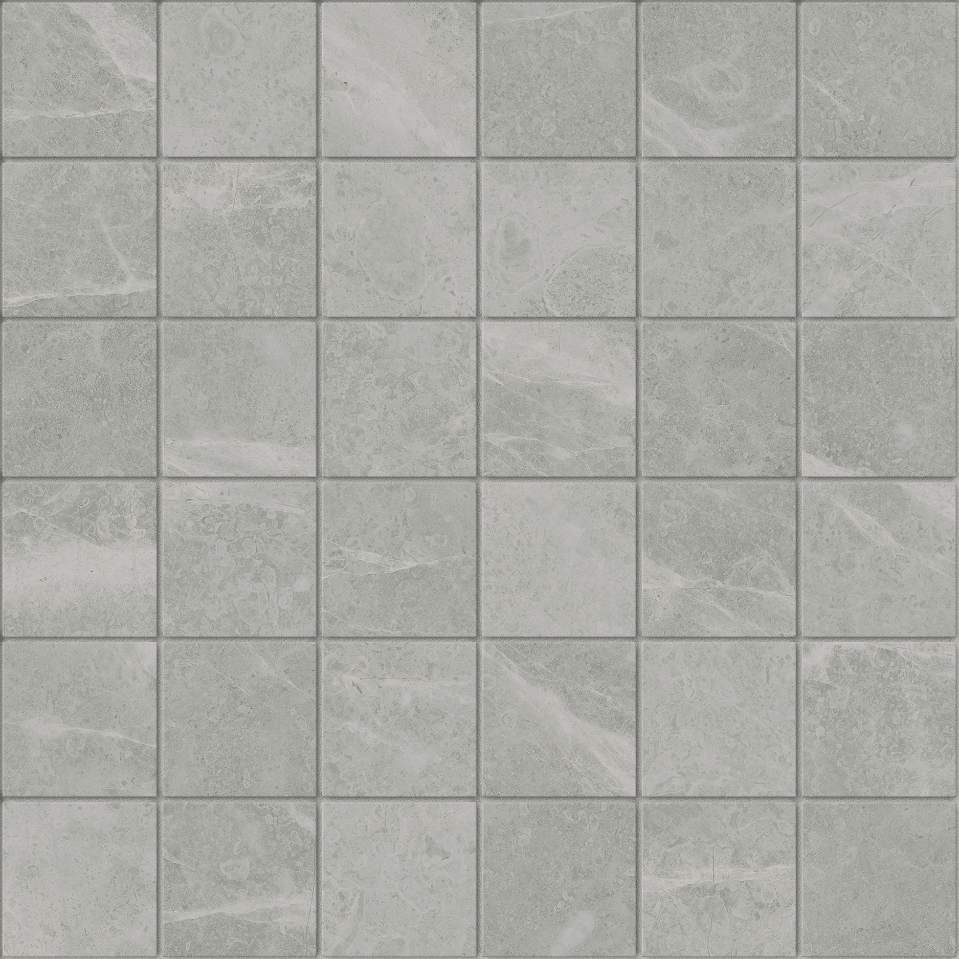 argento straight stack 2x2-inch pattern glazed porcelain mosaic from torino anatolia collection distributed by surface group international matte finish straight edge edge mesh shape