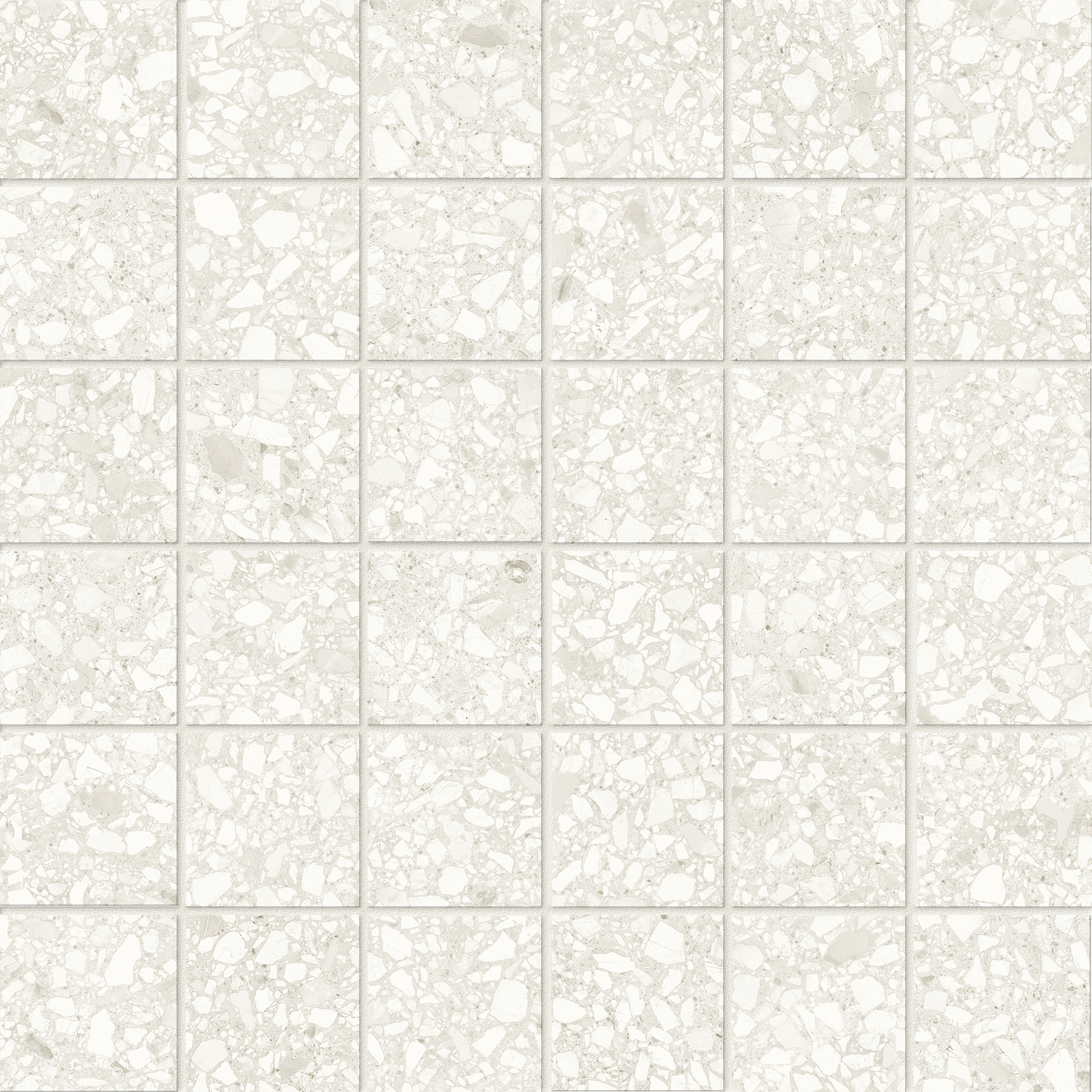ivory straight stack 2x2-inch pattern color body porcelain mosaic from station anatolia collection distributed by surface group international matte finish straight edge edge mesh shape