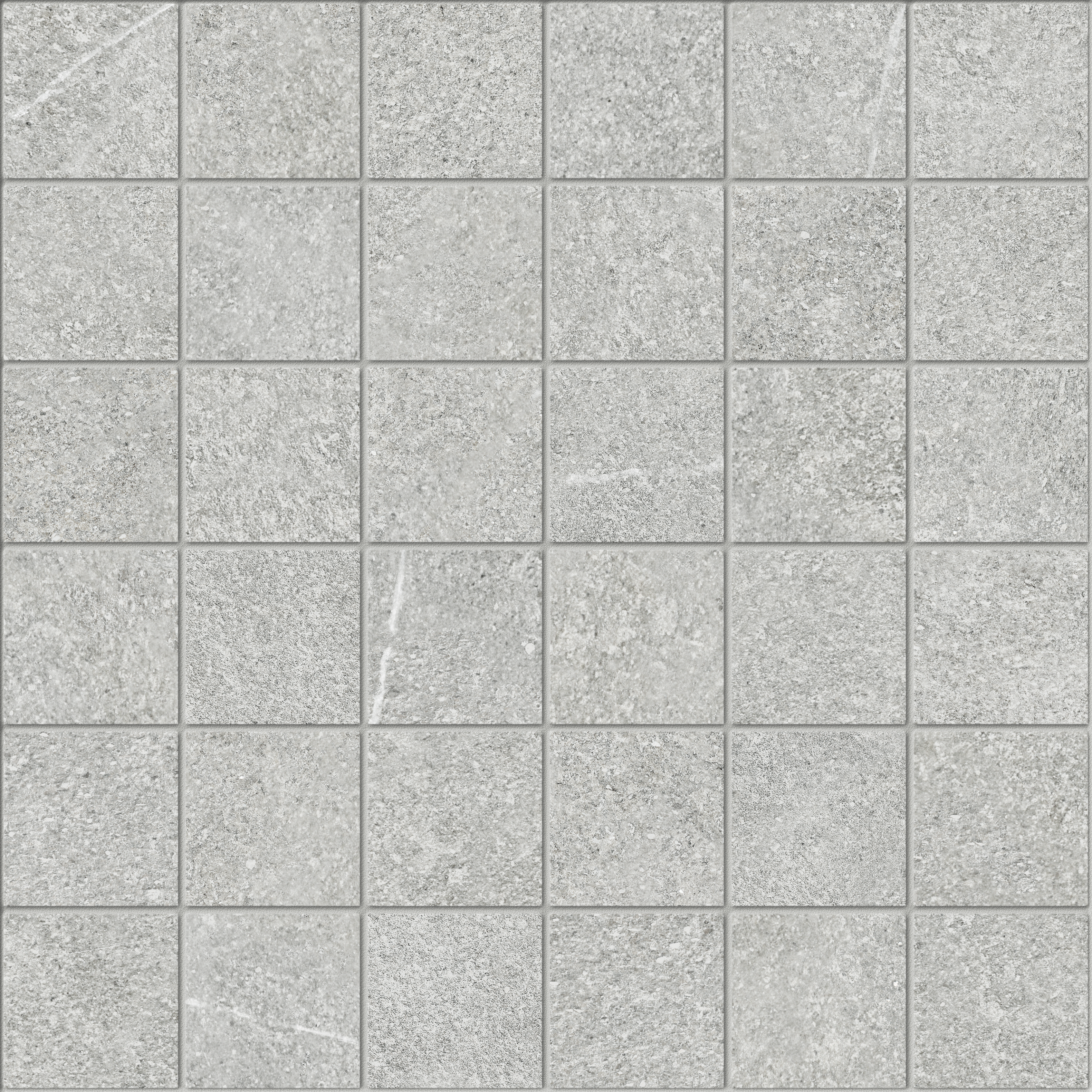 ash straight stack 2x2-inch pattern color body porcelain mosaic from mjork anatolia collection distributed by surface group international matte finish straight edge edge mesh shape