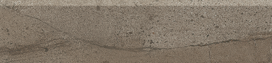 earth pattern glazed porcelain bullnose molding from amelia anatolia collection distributed by surface group international polished finish straight edge edge 3x12 bar shape