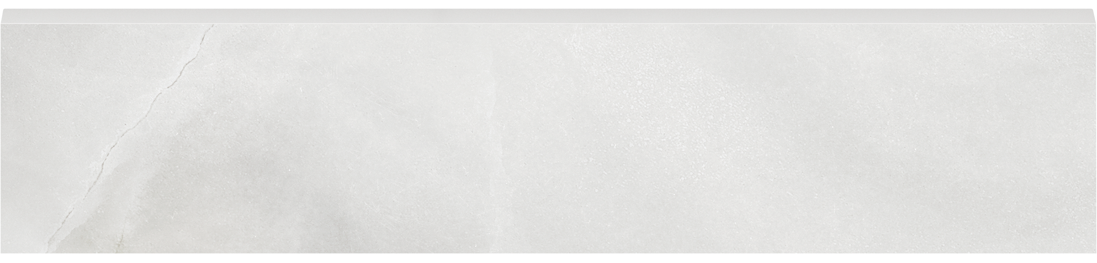 onyx nuvolato pattern glazed porcelain bullnose molding from la marca anatolia collection distributed by surface group international polished finish straight edge edge 3x12 bar shape