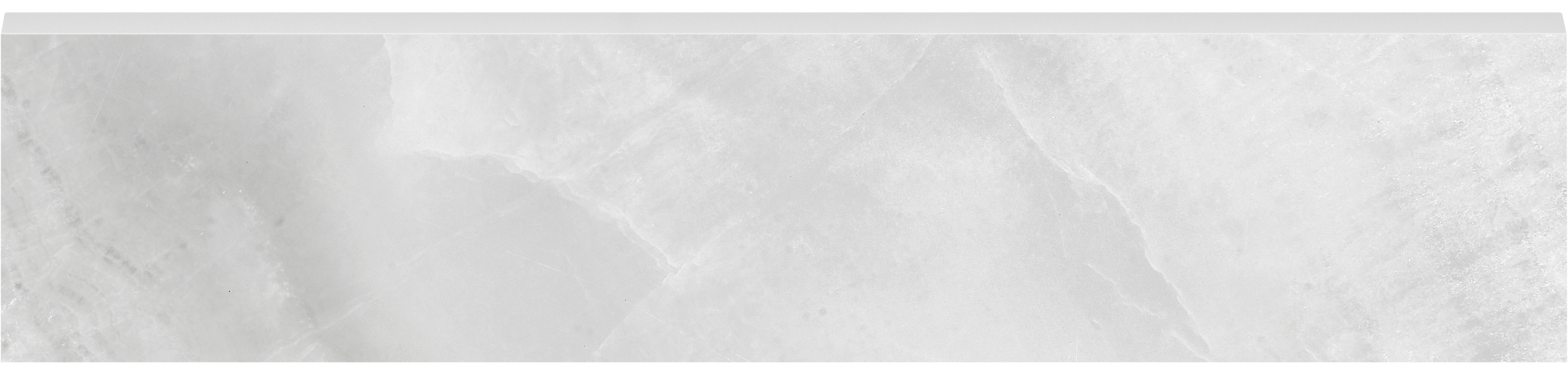 onyx crystallo pattern glazed porcelain bullnose molding from plata anatolia collection distributed by surface group international matte finish straight edge edge 3x12 bar shape