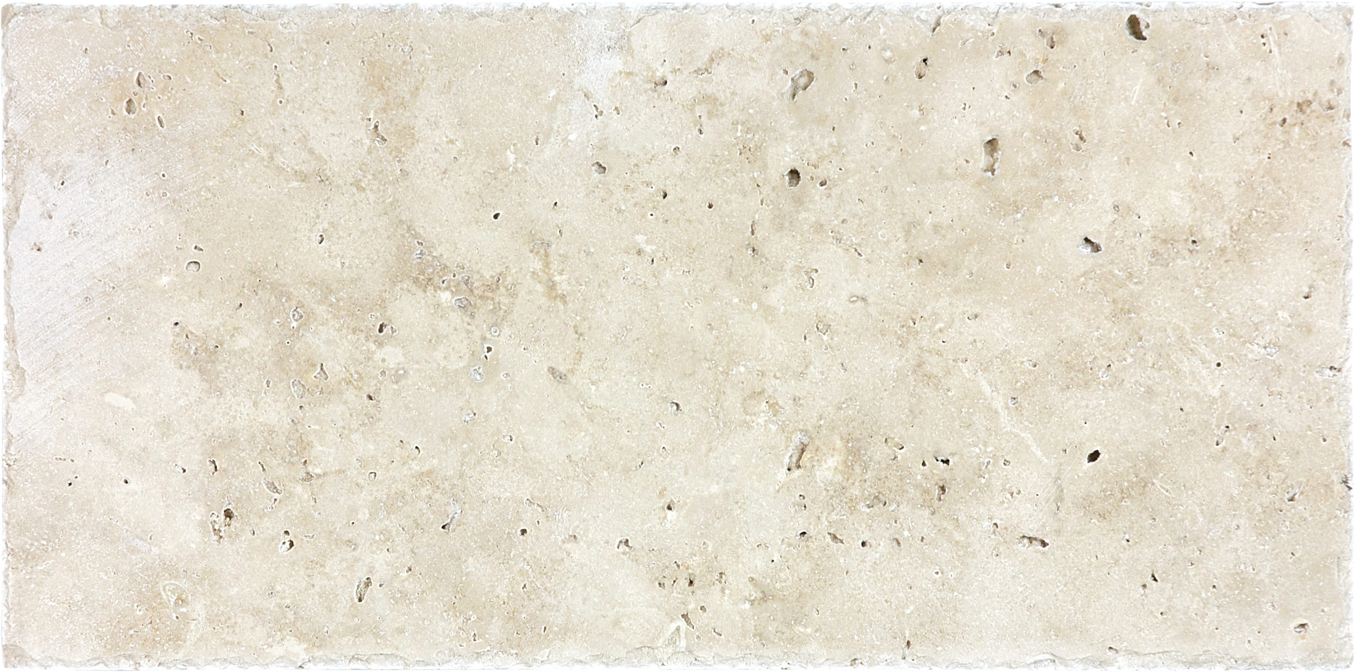 travertine pattern natural stone field tile from ivory anatolia collection distributed by surface group international brushed finish chiseled edge 8x16 rectangle shape