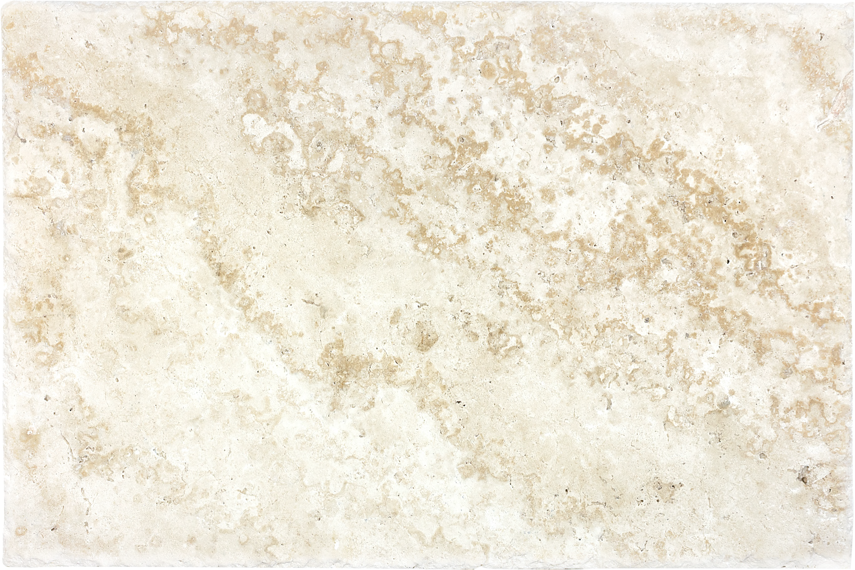 travertine pattern natural stone field tile from ivory anatolia collection distributed by surface group international brushed finish chiseled edge 16x24 rectangle shape