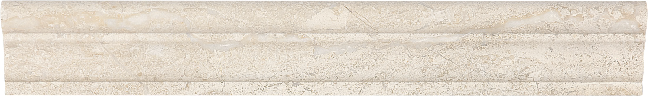 marble pattern natural stone chairrail molding from impero reale anatolia collection distributed by surface group international polished finish straight edge edge 2x12 bar shape