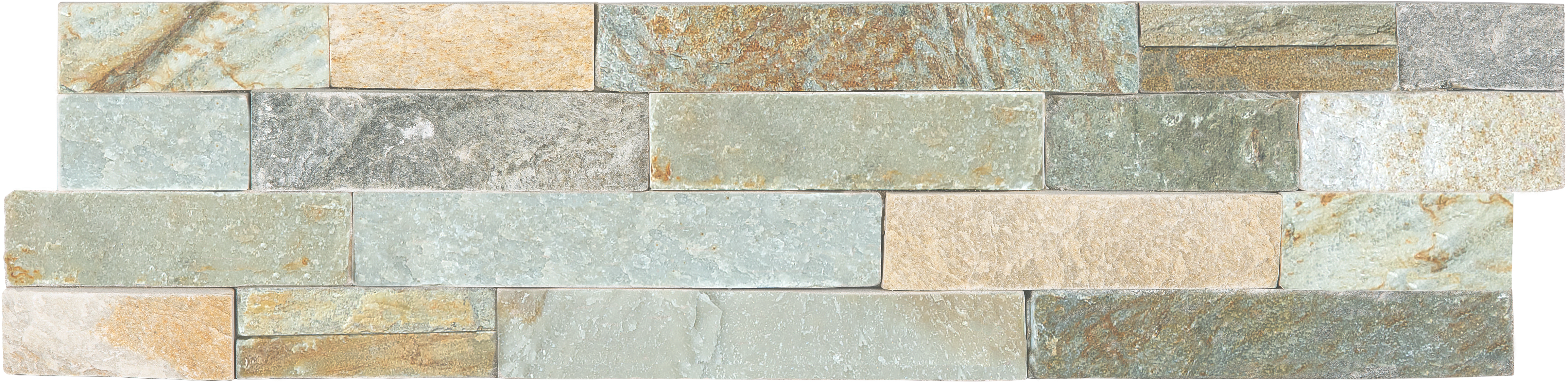 quartzite beachwalk pattern natural stone corner shelf molding from ledger stone anatolia collection distributed by surface group international split face finish straight edge edge 6x24 bar shape