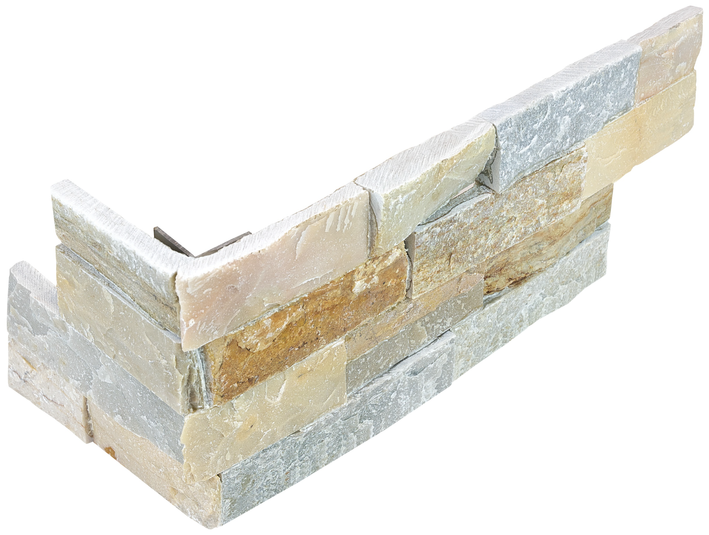 quartzite beachwalk pattern natural stone corner shelf molding from ledger stone anatolia collection distributed by surface group international split face finish straight edge edge 6x18 bar shape