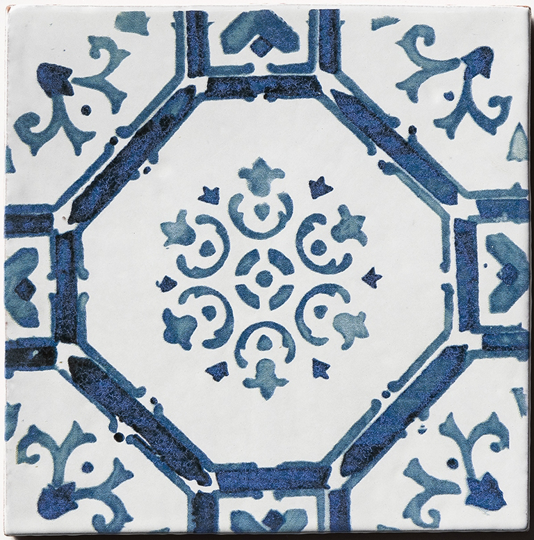 sintra 3 antique glazed terracotta deco tile size six by six sold by surface group manufactured by marble systems used for kitchen backsplashes living room accent walls and bathroom walls