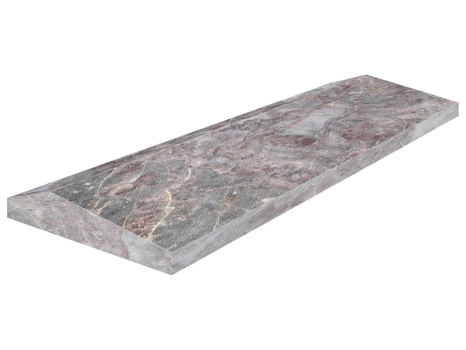 surface group anatolia marble sereno burgundy natural stone prisma tile honed straight edge rectangle 4х12