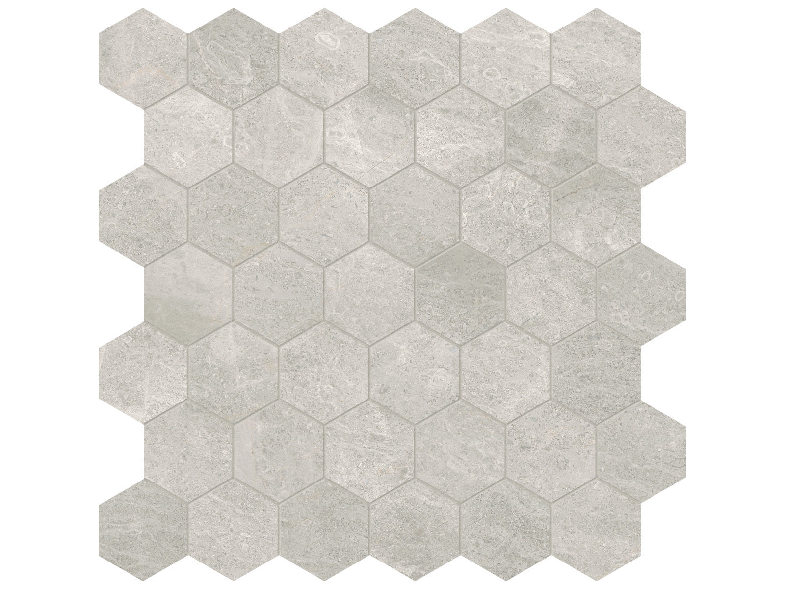 surface group anatolia marble anciano grigio 2 inch hexagon natural stone mosaic honed straight edge mesh