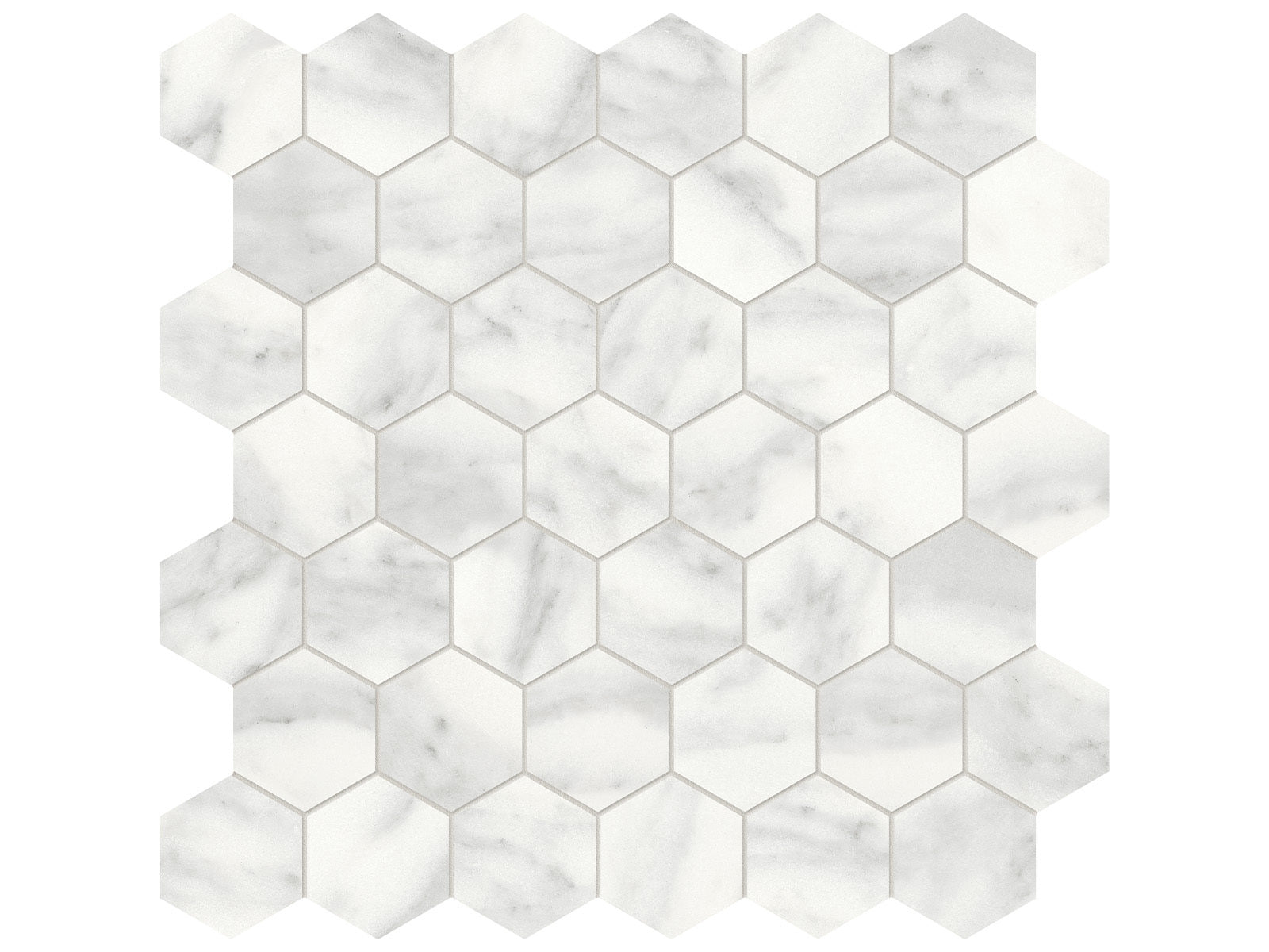 surface group anatolia marble cromo bianco 2 inch hexagon natural stone mosaic honed straight edge mesh