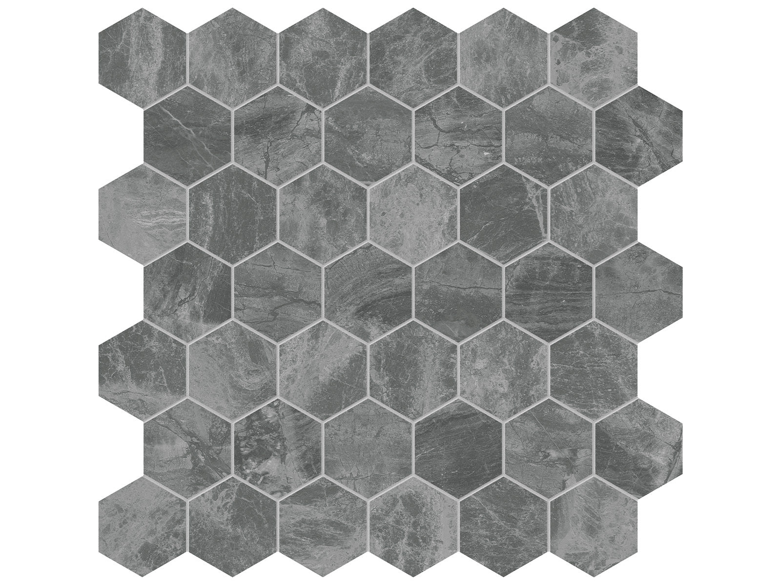 surface group anatolia marble gemma mystique 2 inch hexagon natural stone mosaic brushed straight edge mesh