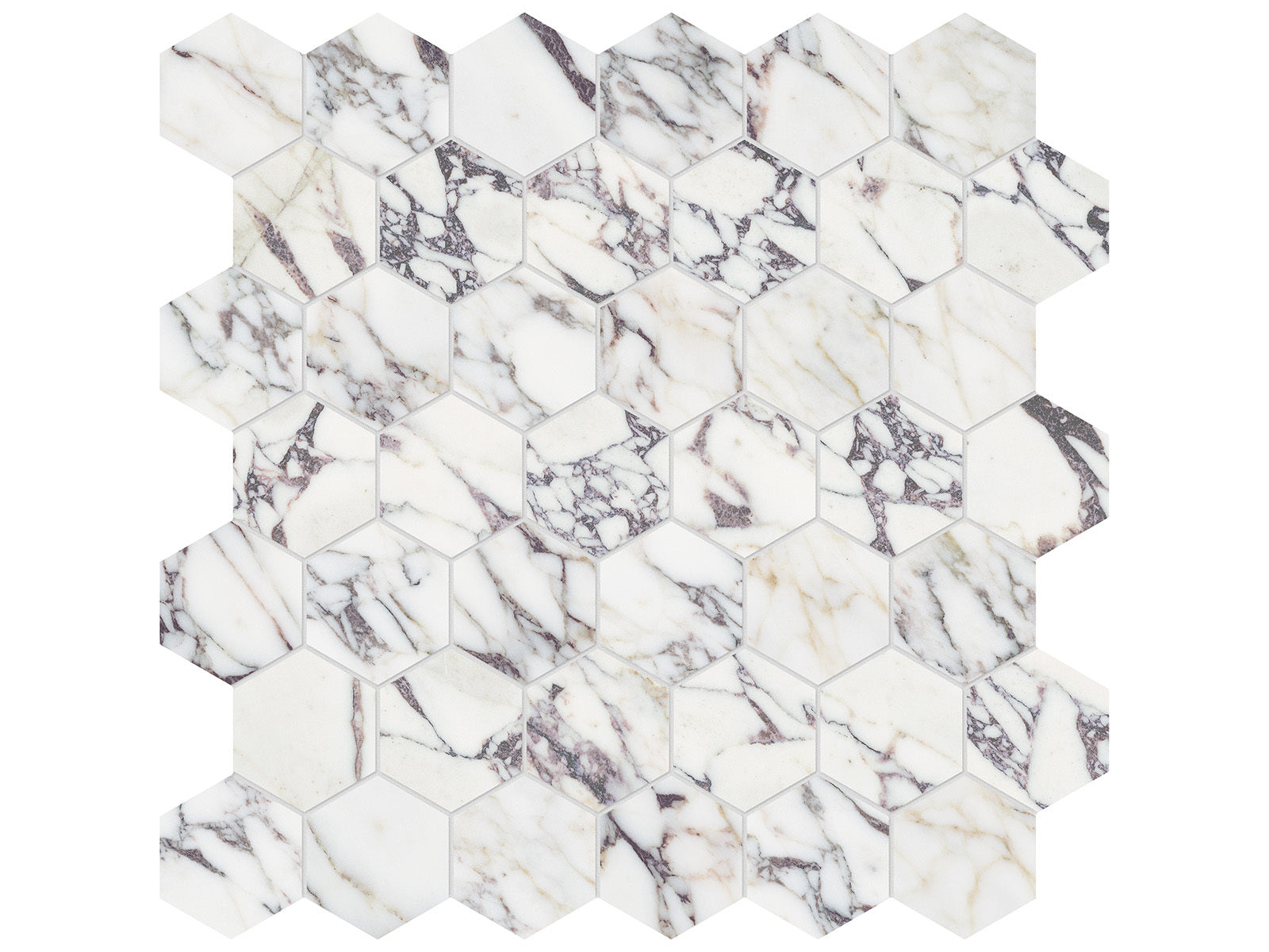 surface group anatolia marble viola roccia 2 inch hexagon natural stone mosaic honed straight edge mesh