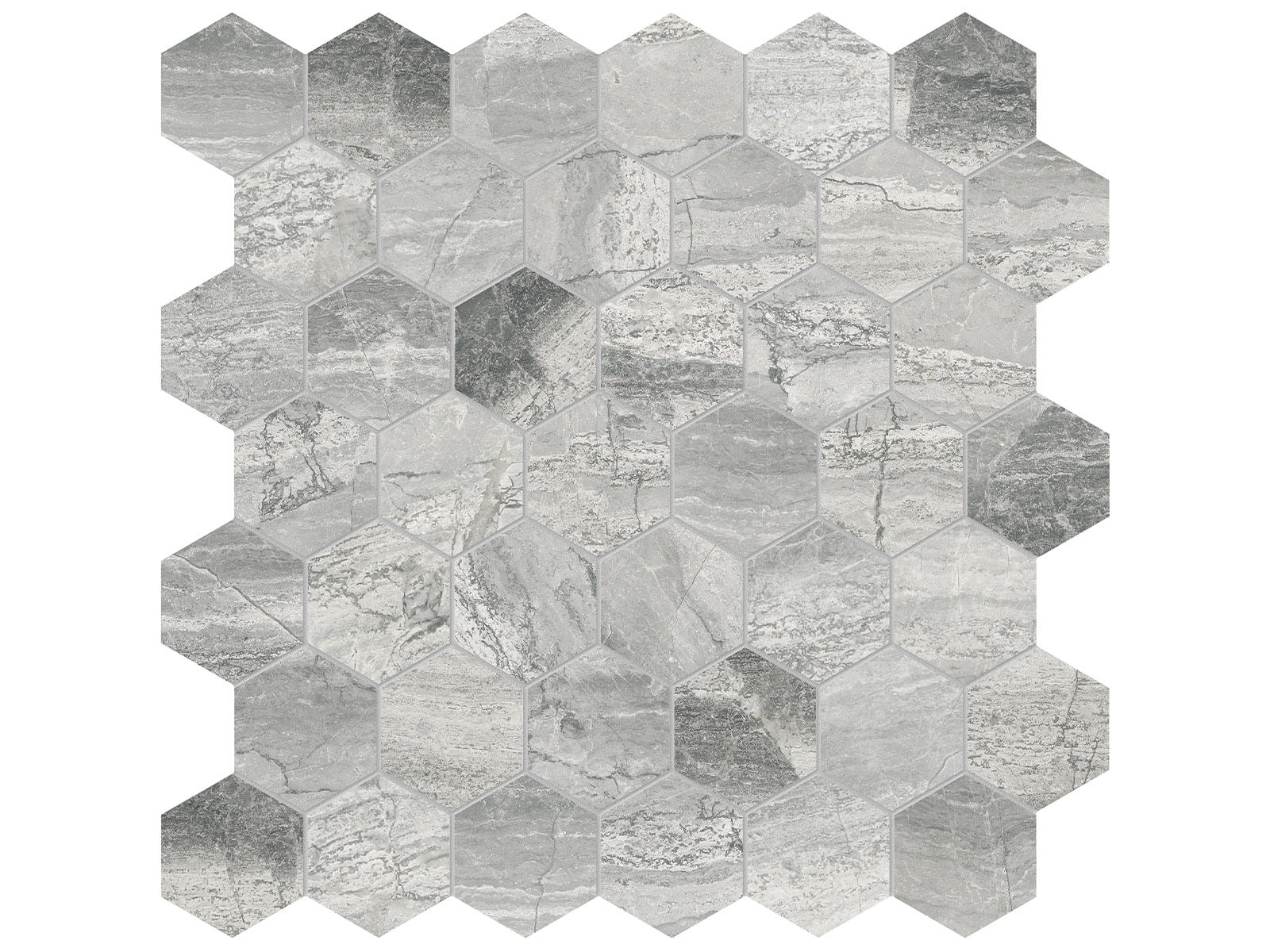 surface group anatolia marble volcana notte 2 inch hexagon natural stone mosaic honed straight edge mesh